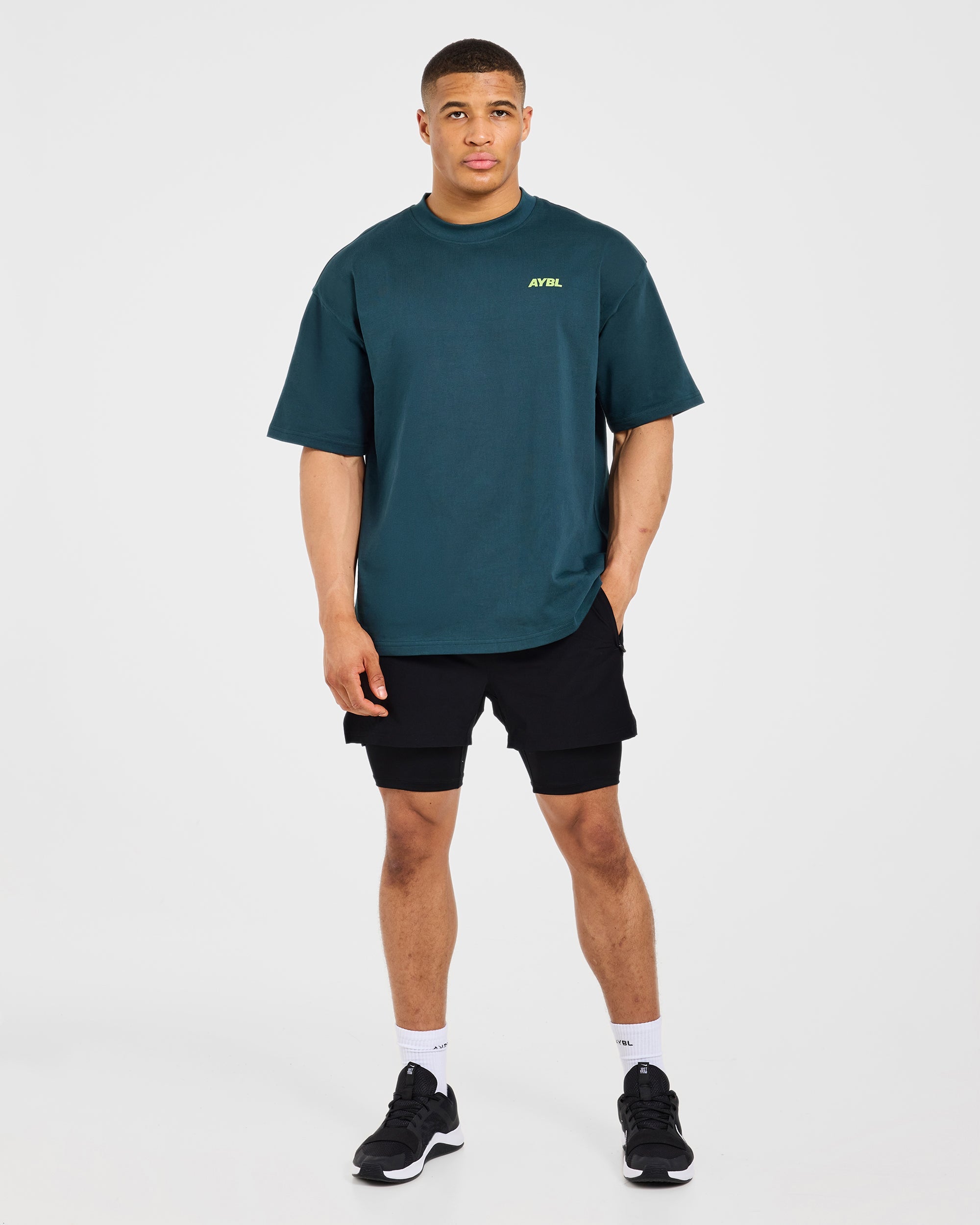 AYBL Sportswear 18 Oversized T Shirt - Teal Green