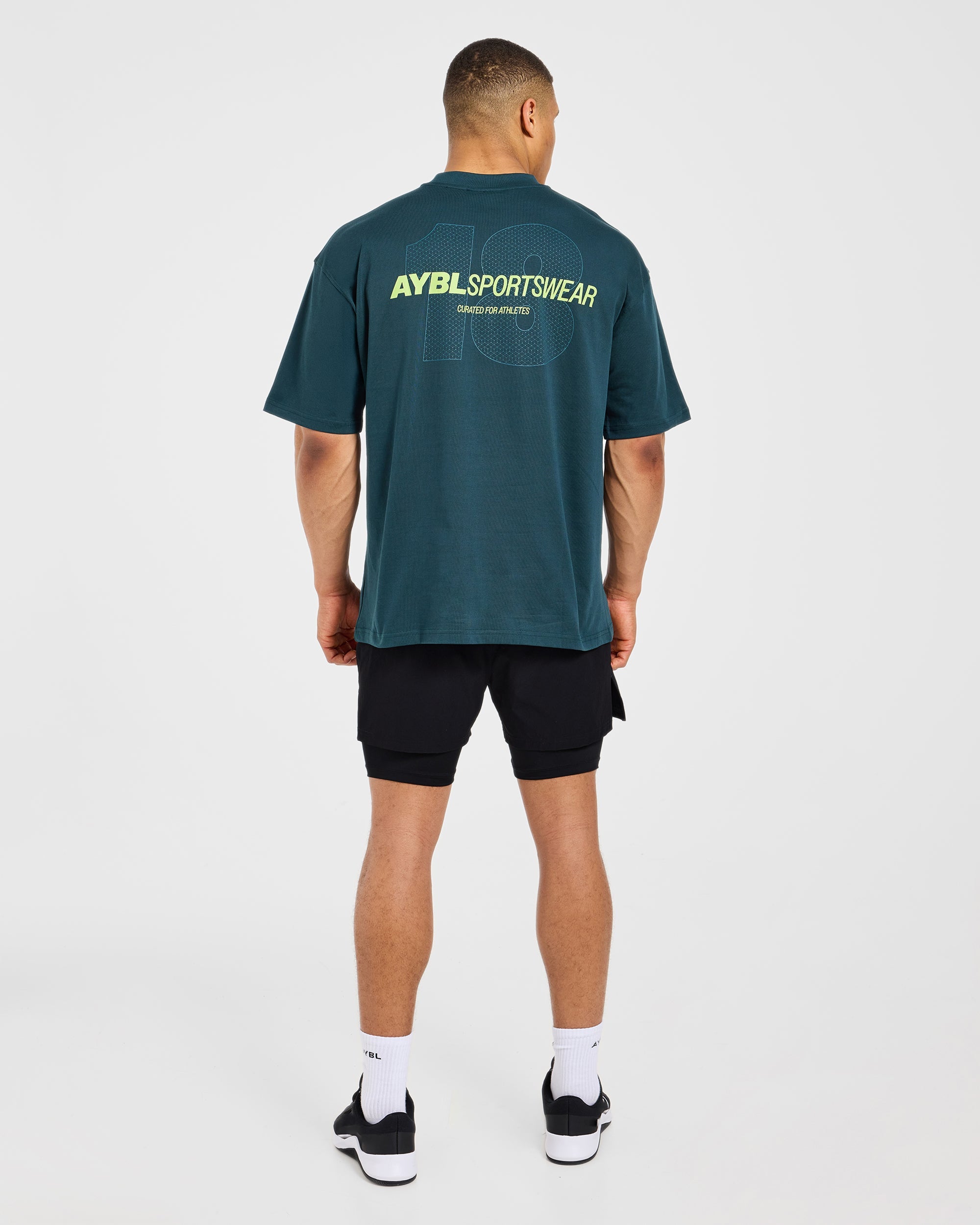 AYBL Sportswear 18 Oversized T Shirt - Teal Green