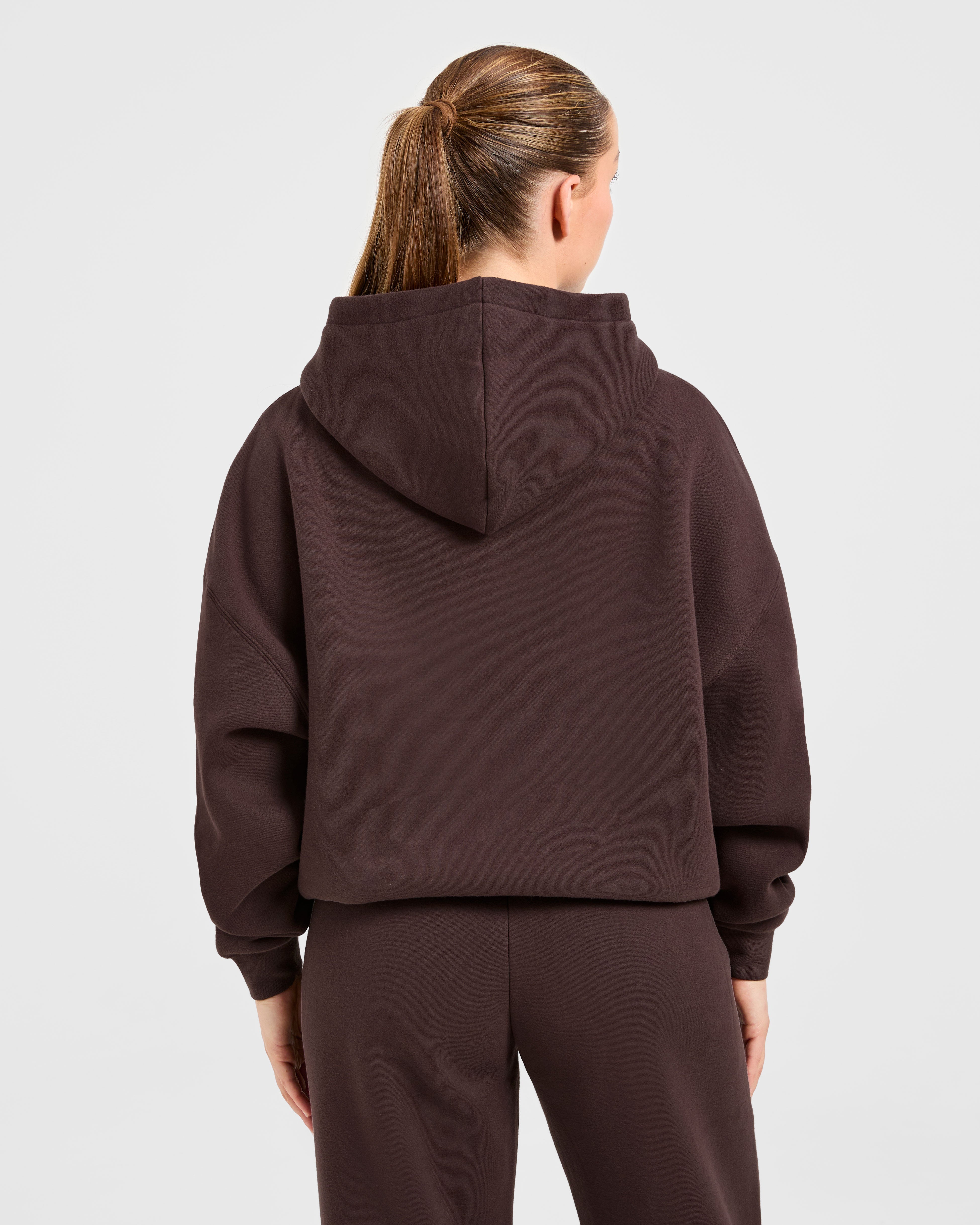 Varsity 2.0 Oversized Hoodie - Cocoa Brown