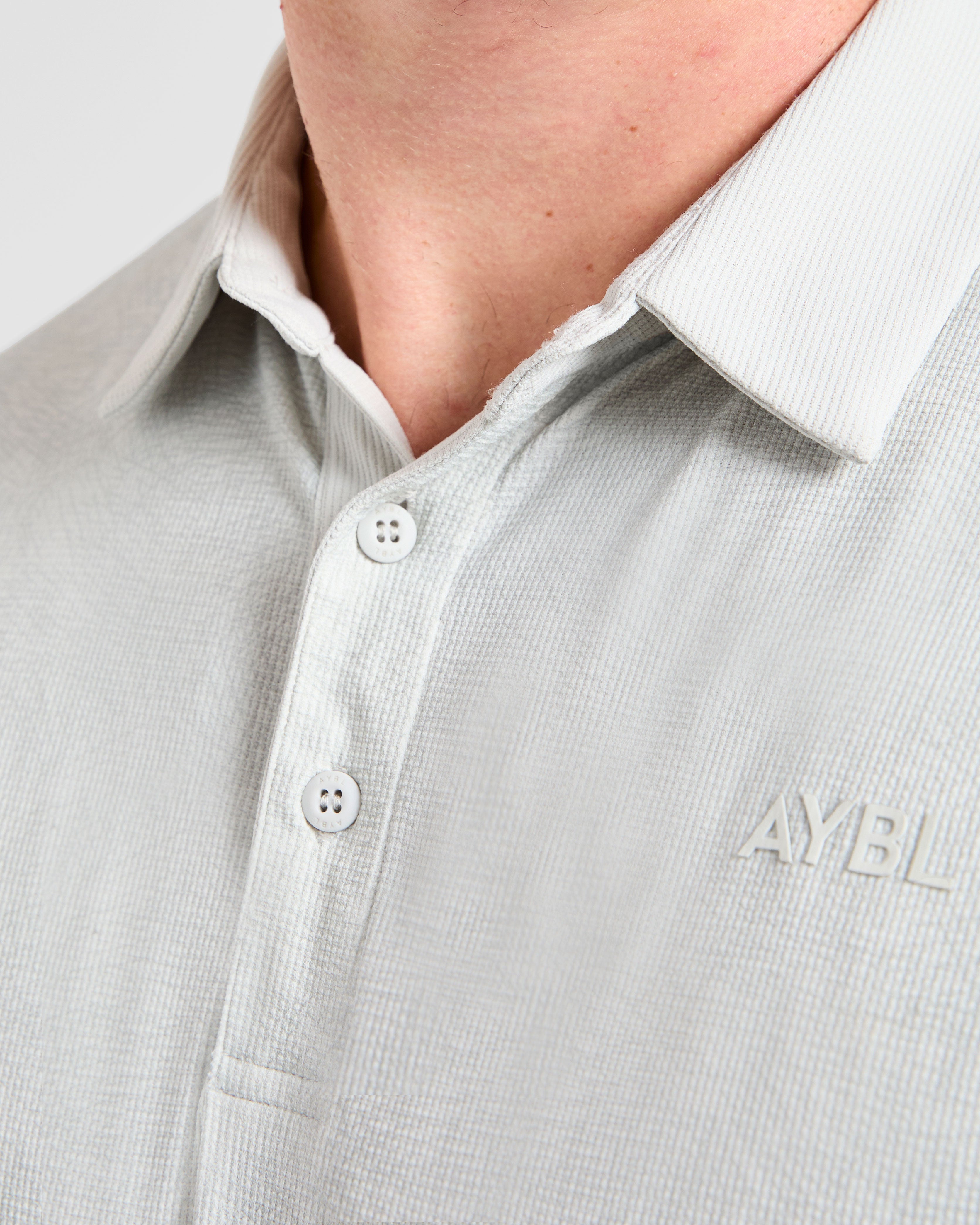 Precision Static Polo - Ice Grey