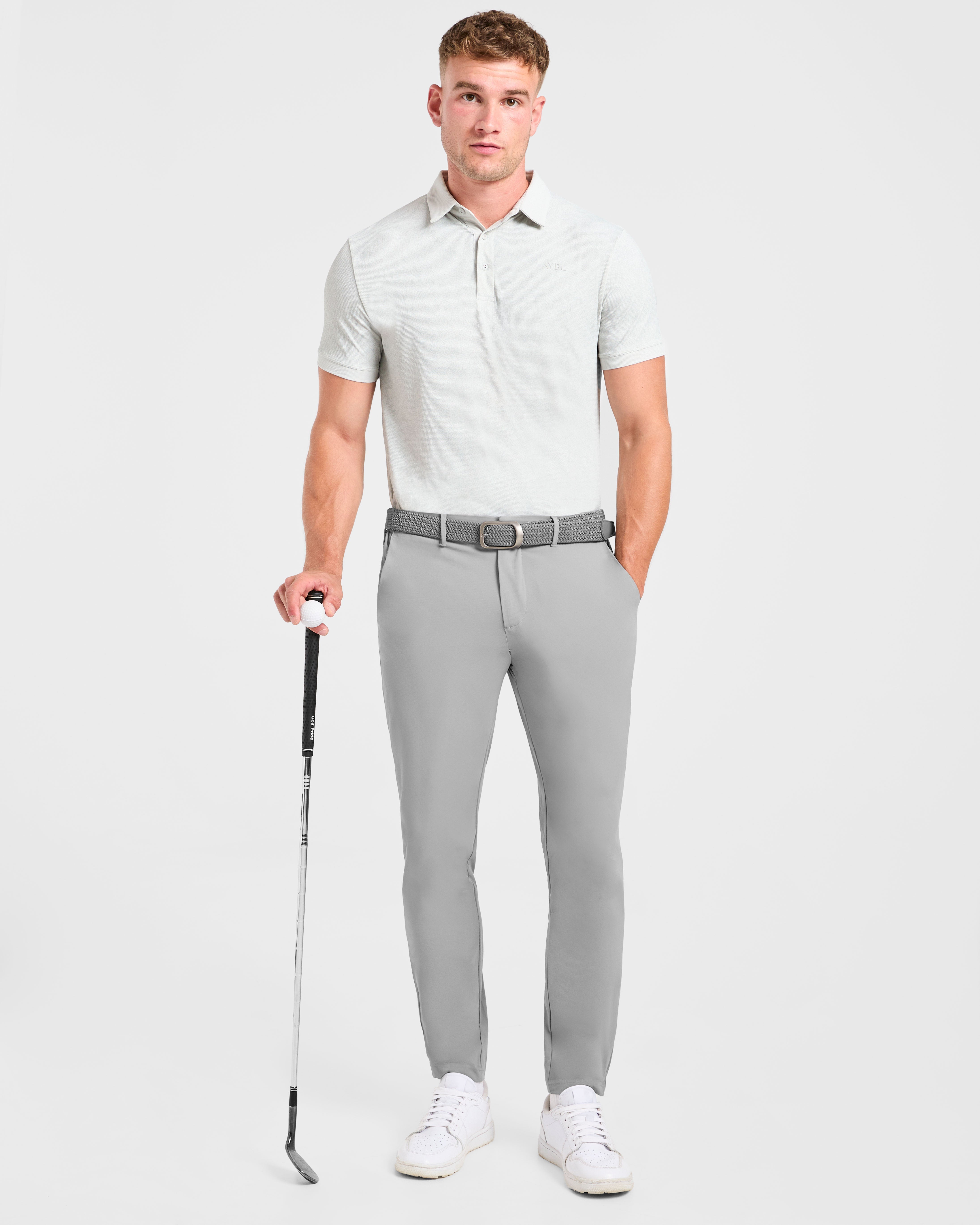 Precision Static Polo - Ice Grey
