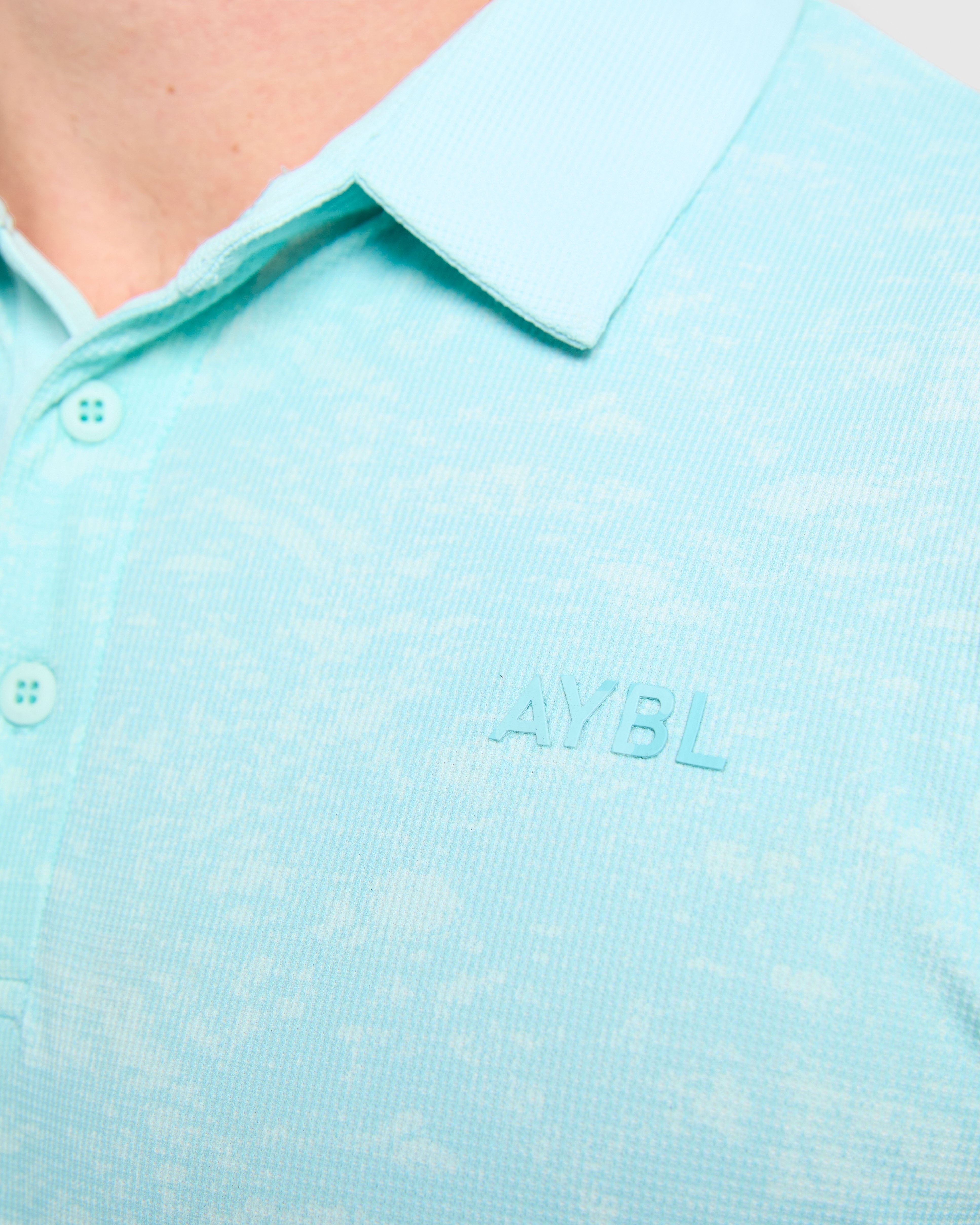 Precision Texture Polo - Summer Blue