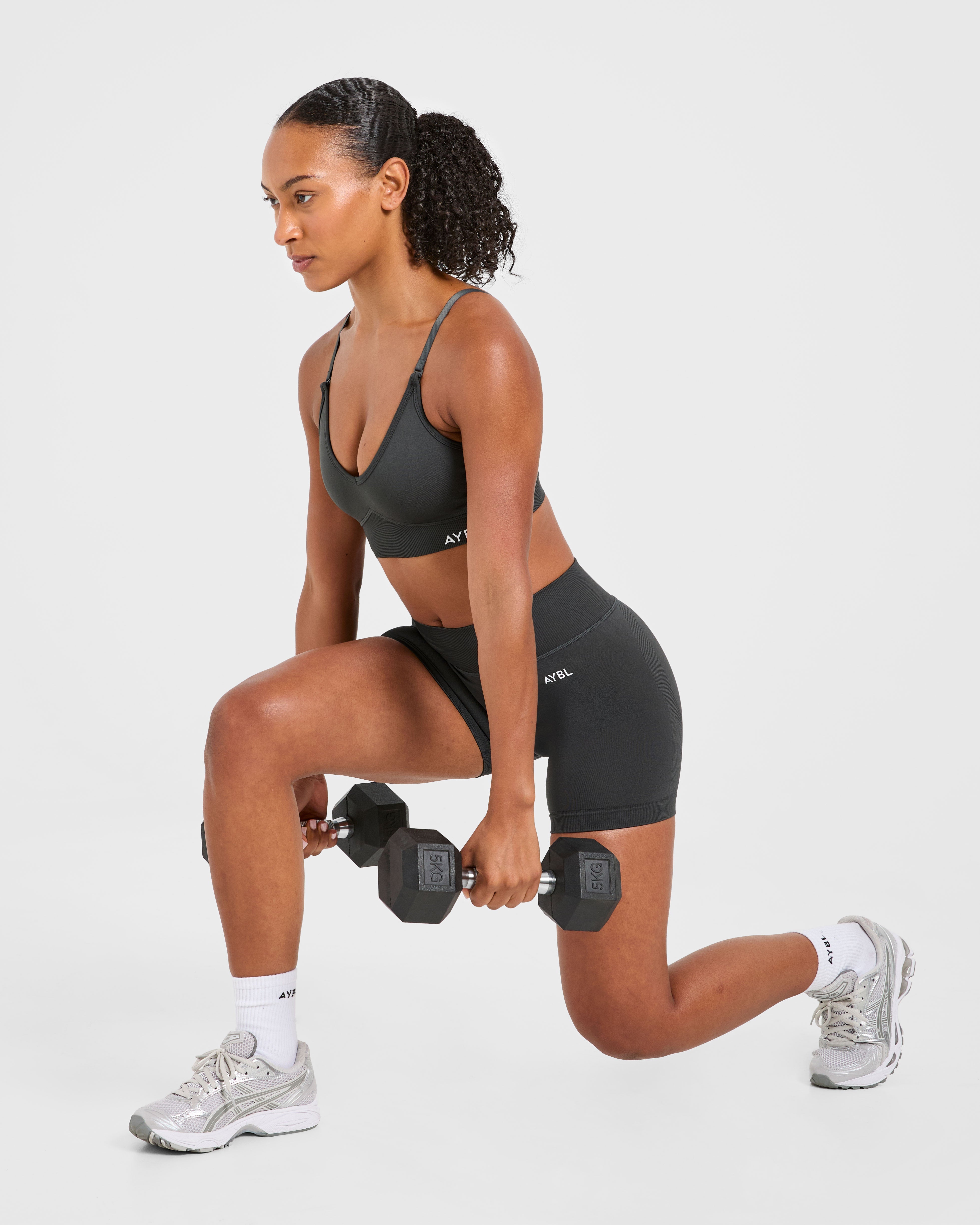 Adapt Seamless Shorts - Dark Charcoal