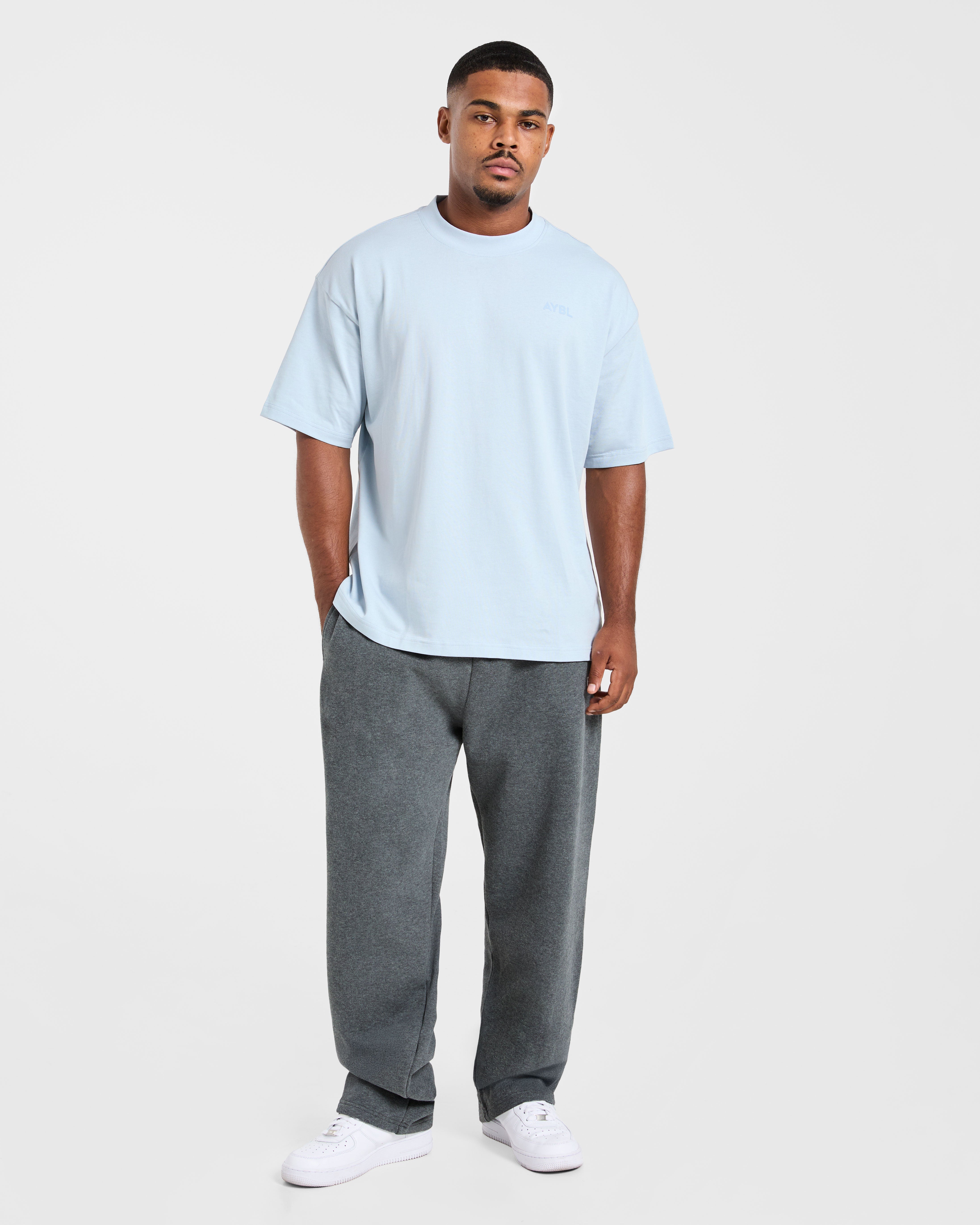 Essential Oversized T Shirt - Light Blue