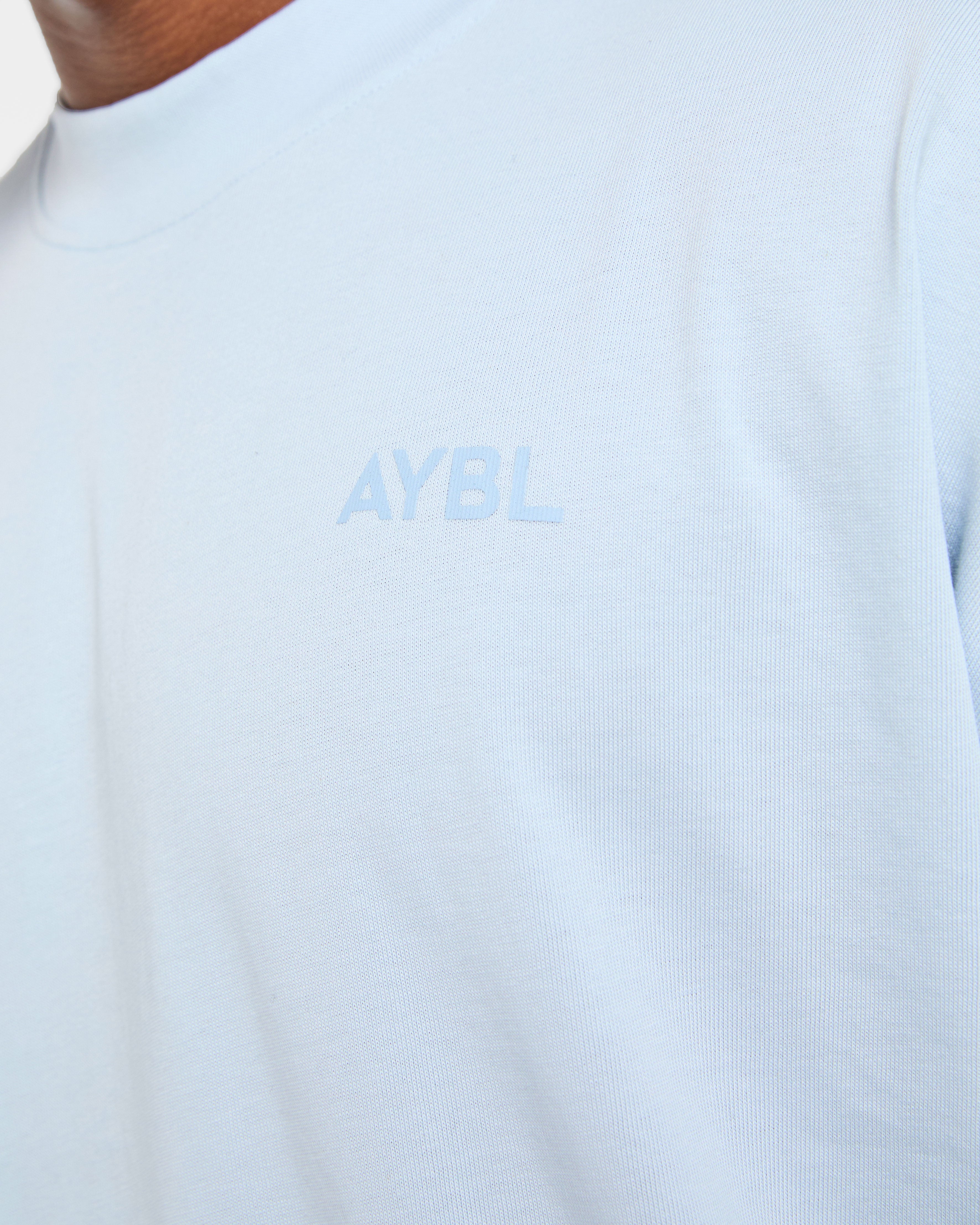 Essential Oversized T Shirt - Light Blue