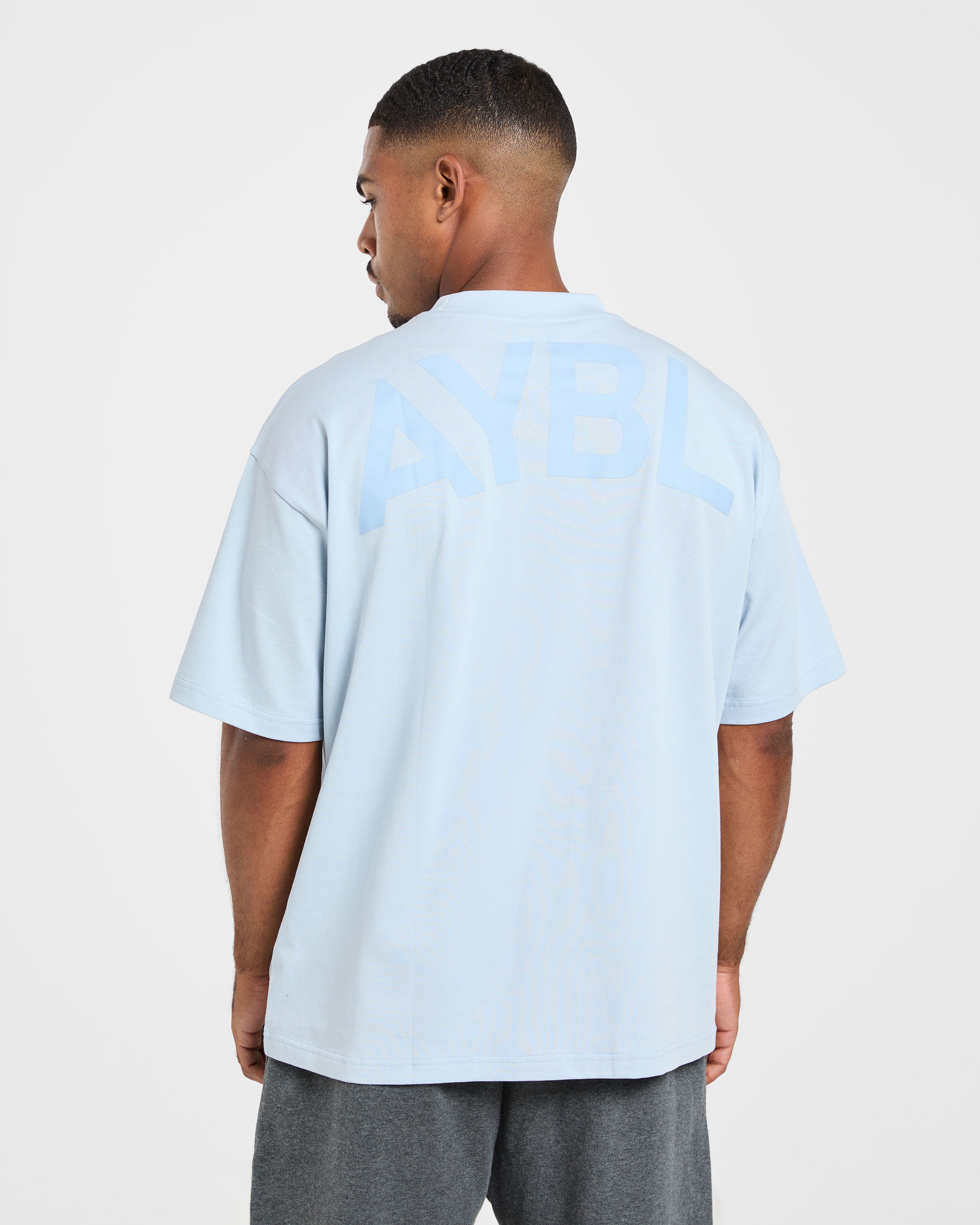 Essential Oversized T Shirt - Light Blue