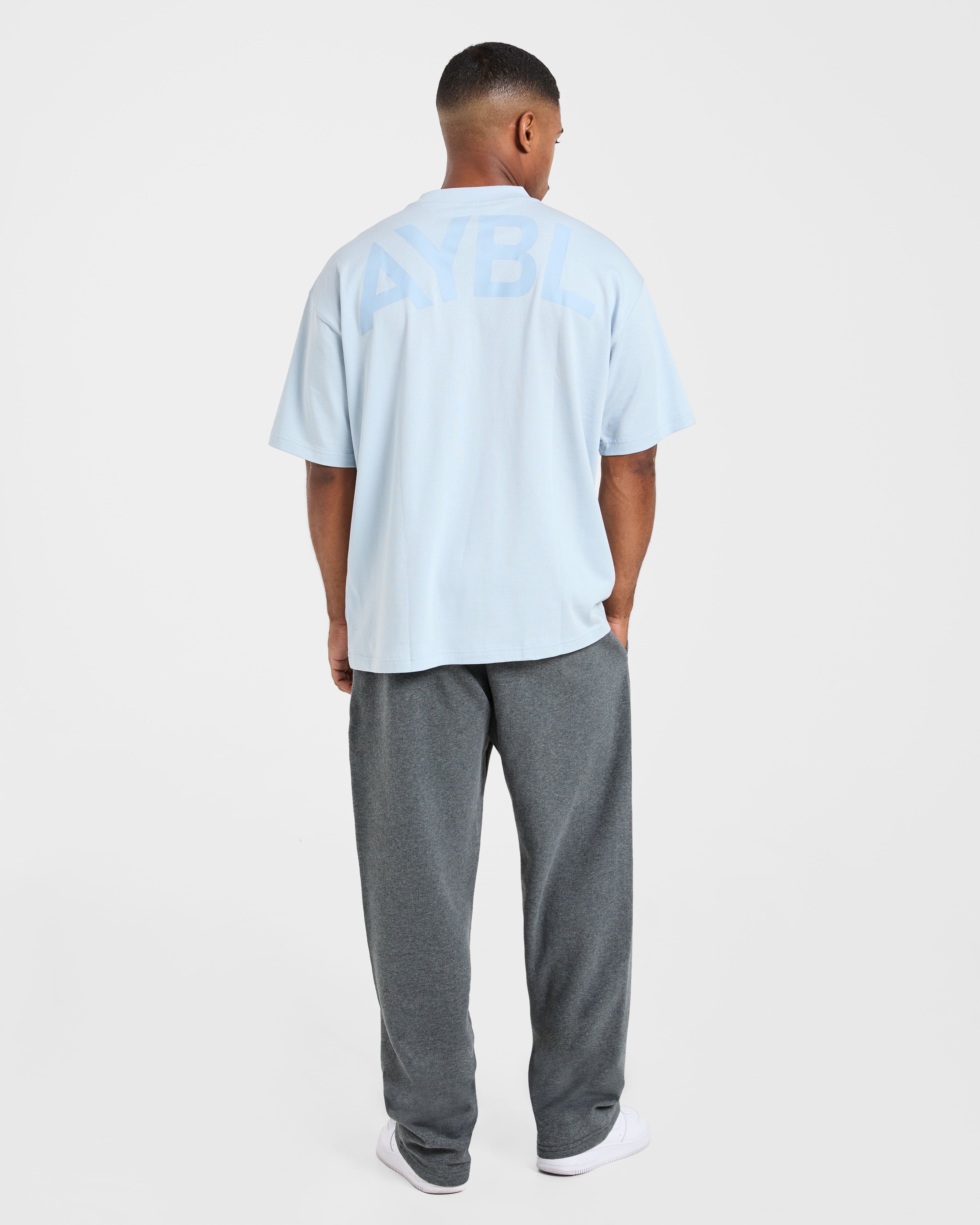 Essential Oversized T Shirt - Light Blue