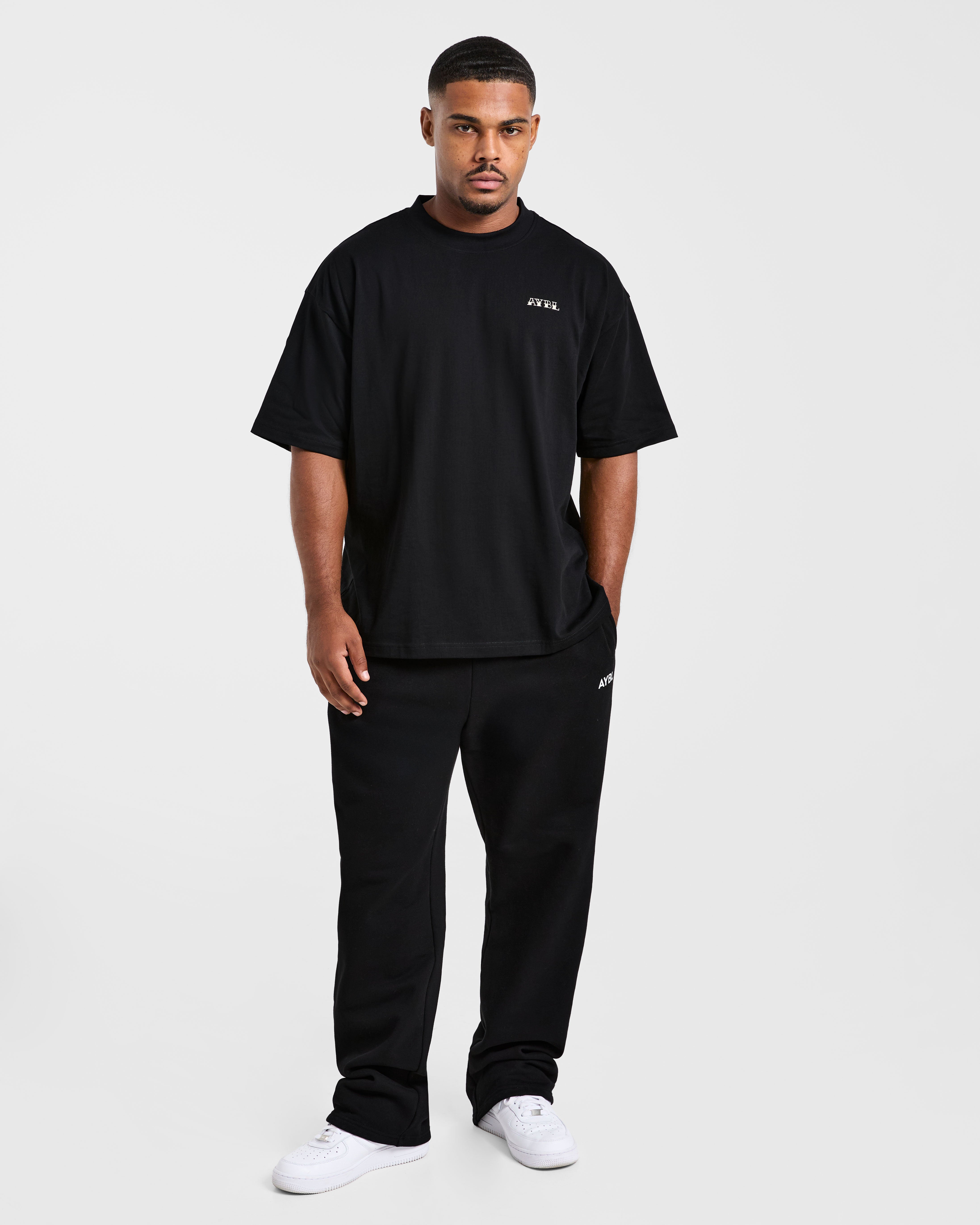 AYBL Strength Club Oversized T Shirt - Black