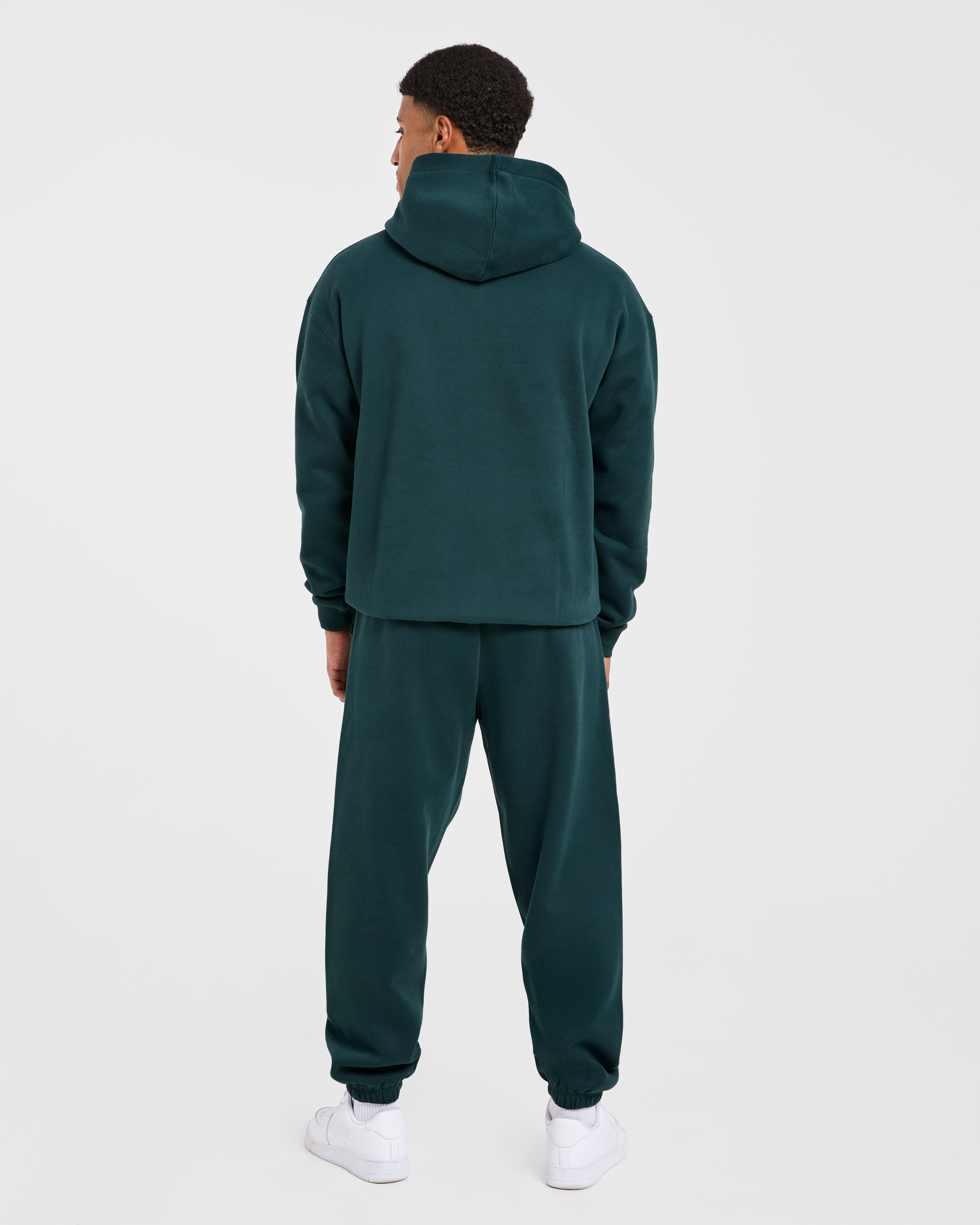 Academy Oversized Joggers - Pine Green