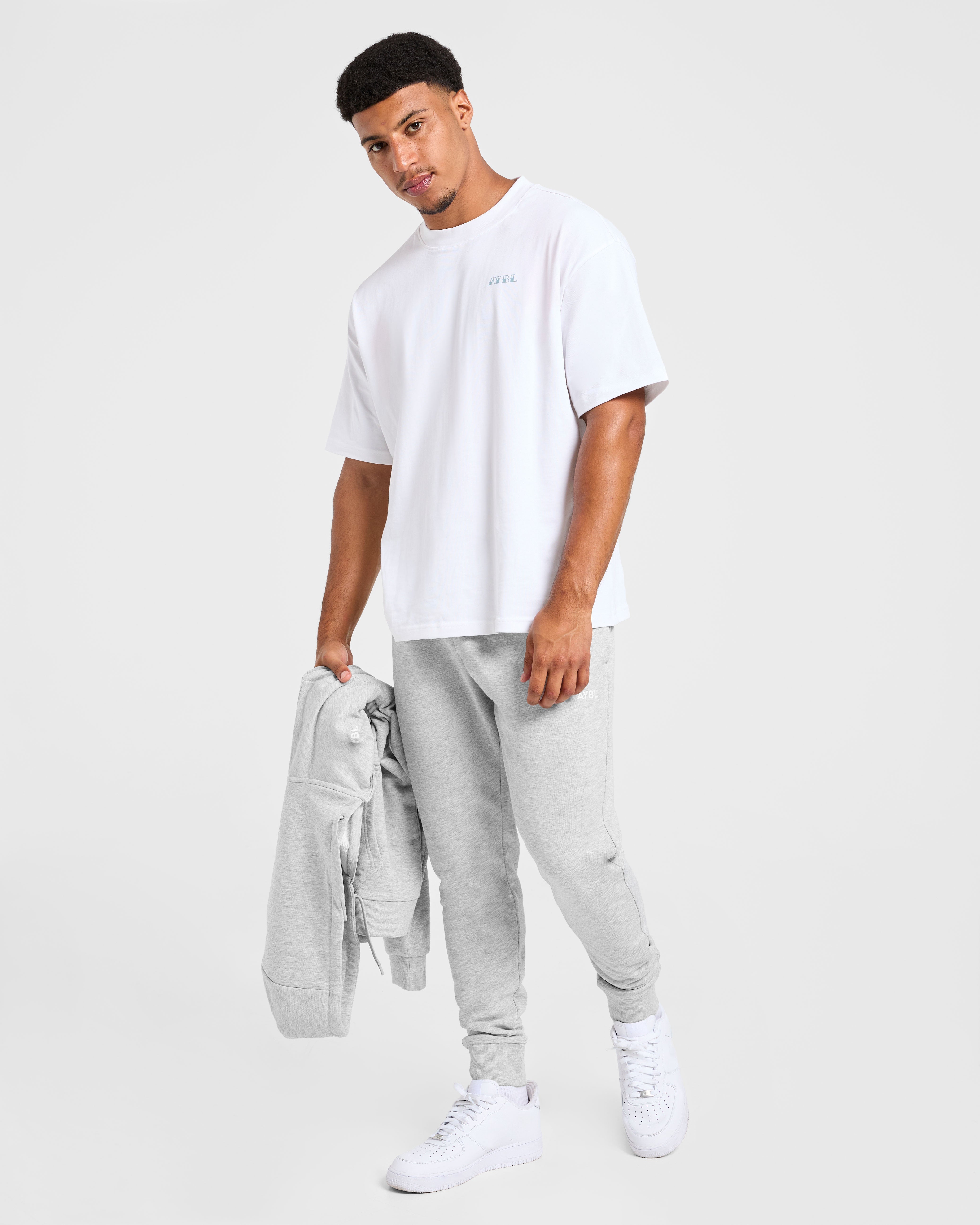 Essential Lightweight Joggers - Grey Marl