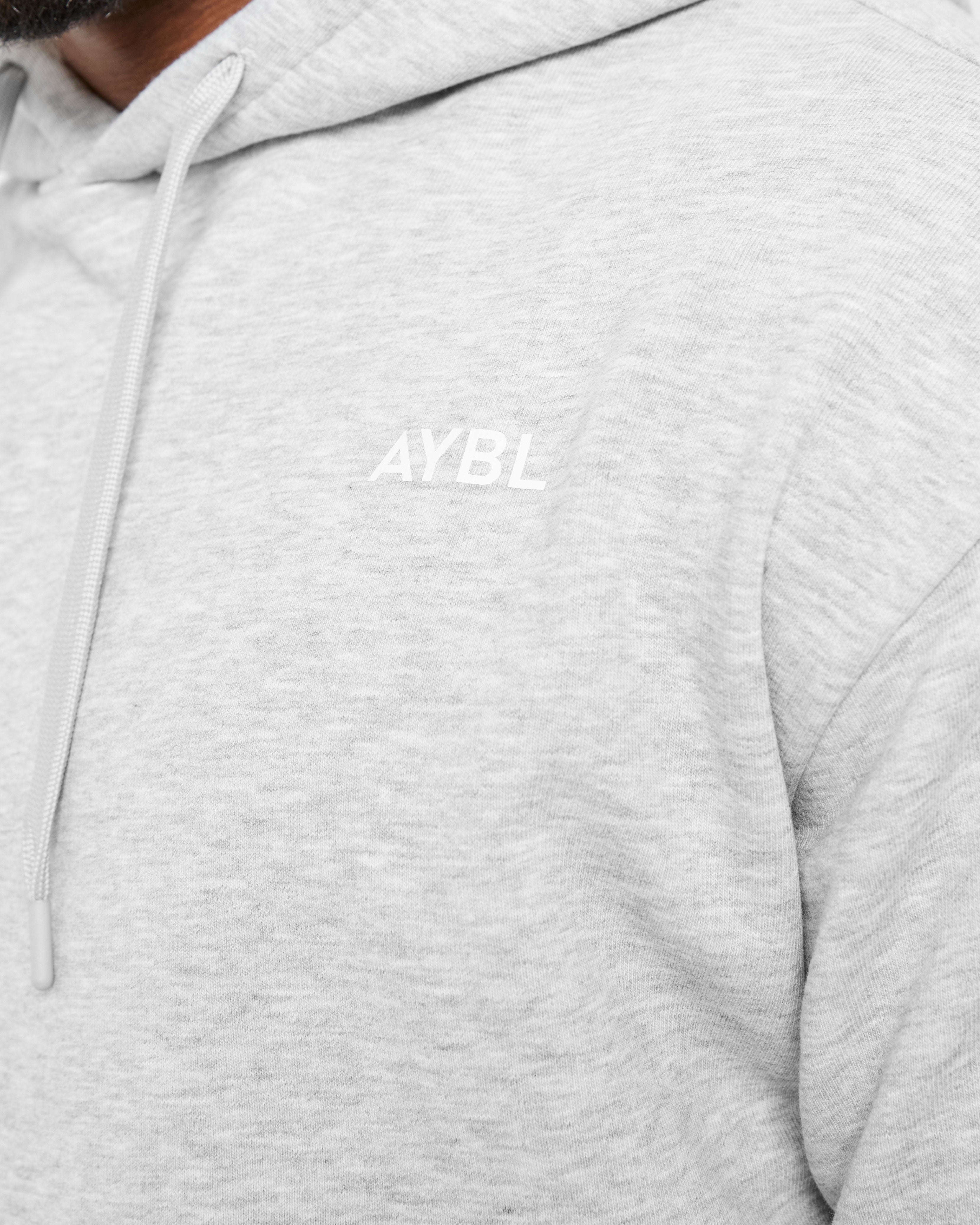 Essential Lightweight Hoodie - Grey Marl