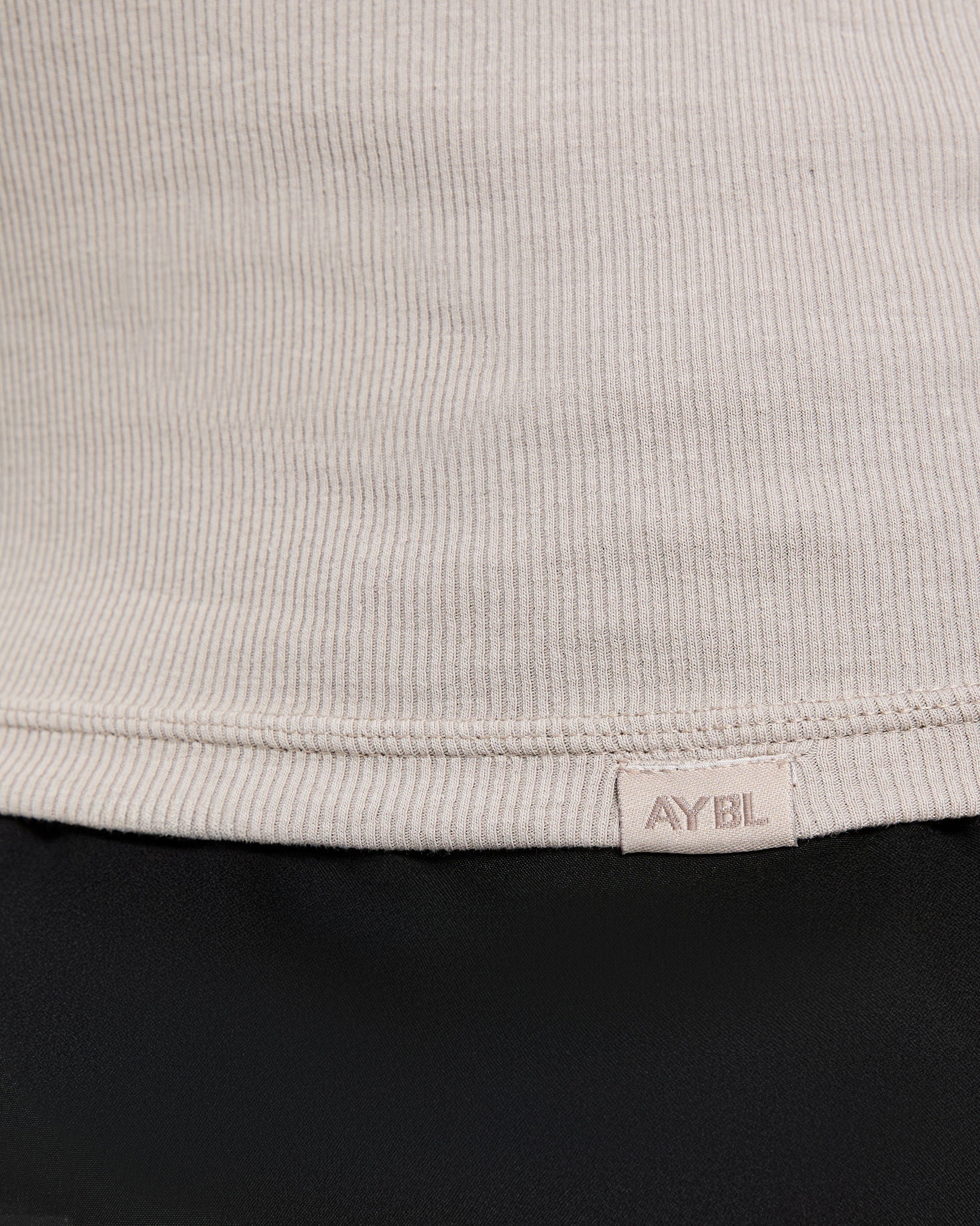 Muscle Ribbed Tank - Cloud Grey