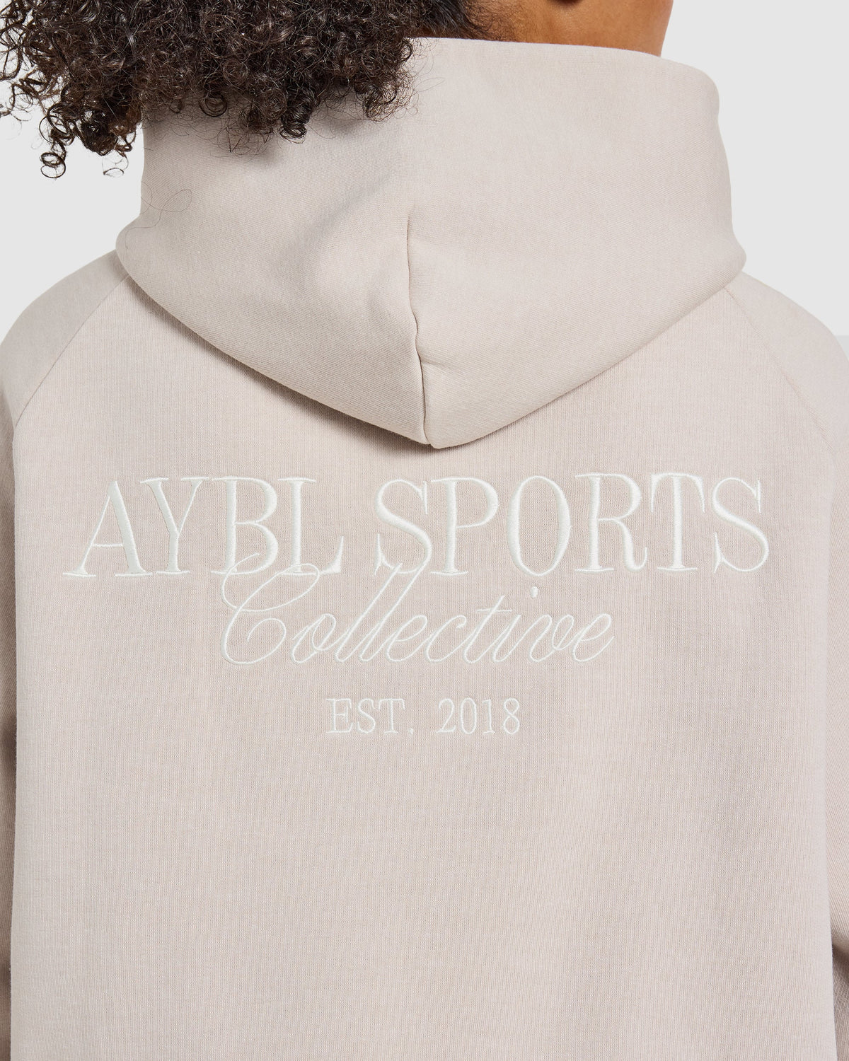 Sports Collective Oversized Hoodie - Hazelnut