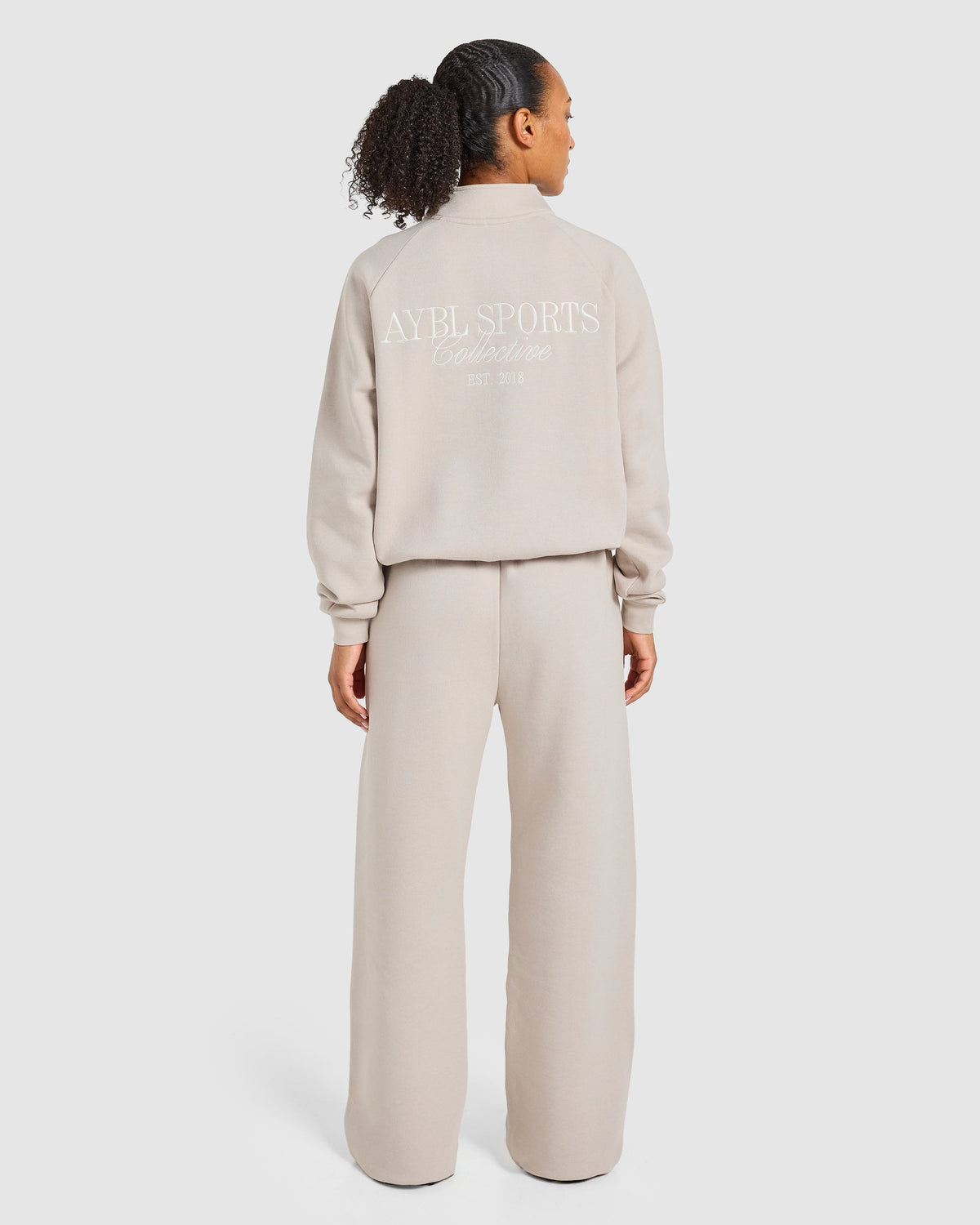 Sports Collective Oversized 1/4 Zip Pullover - Hazelnut