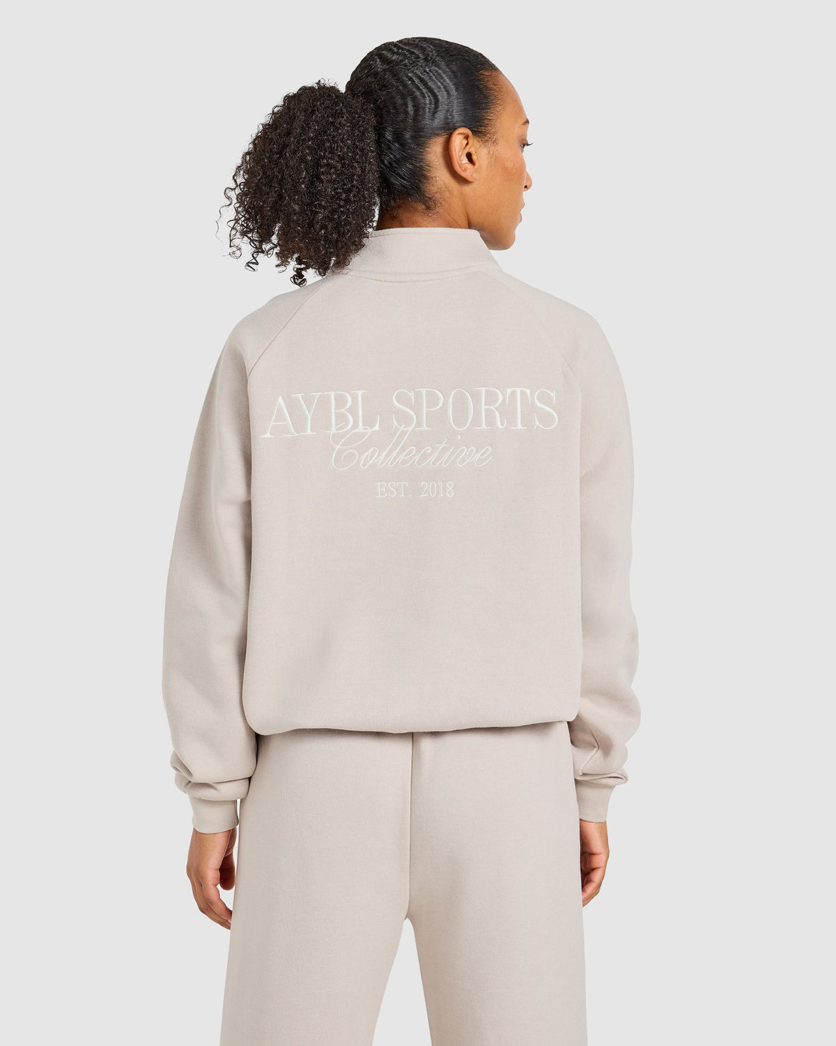 Sports Collective Oversized 1/4 Zip Pullover - Hazelnut