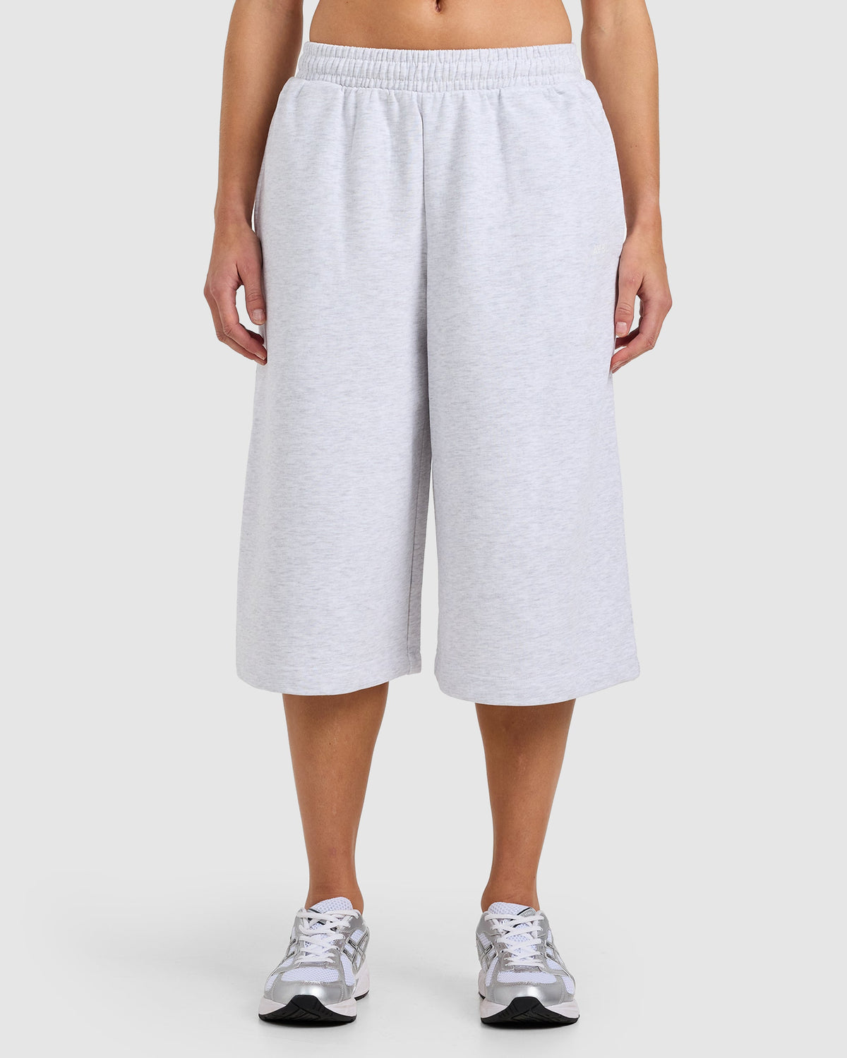 Oversized Jorts - Heather Grey
