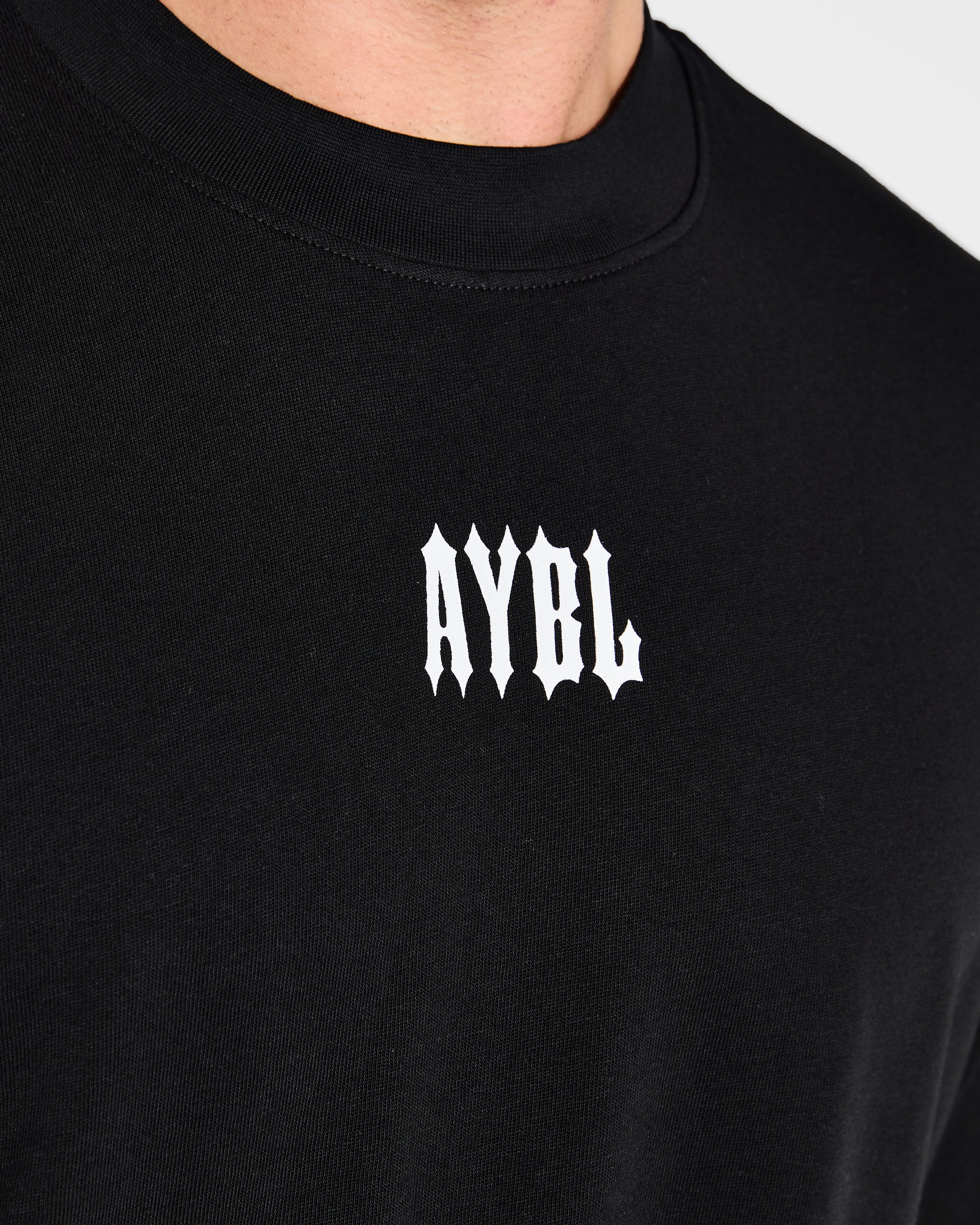 Hunt Your Goals Oversized T Shirt - Black