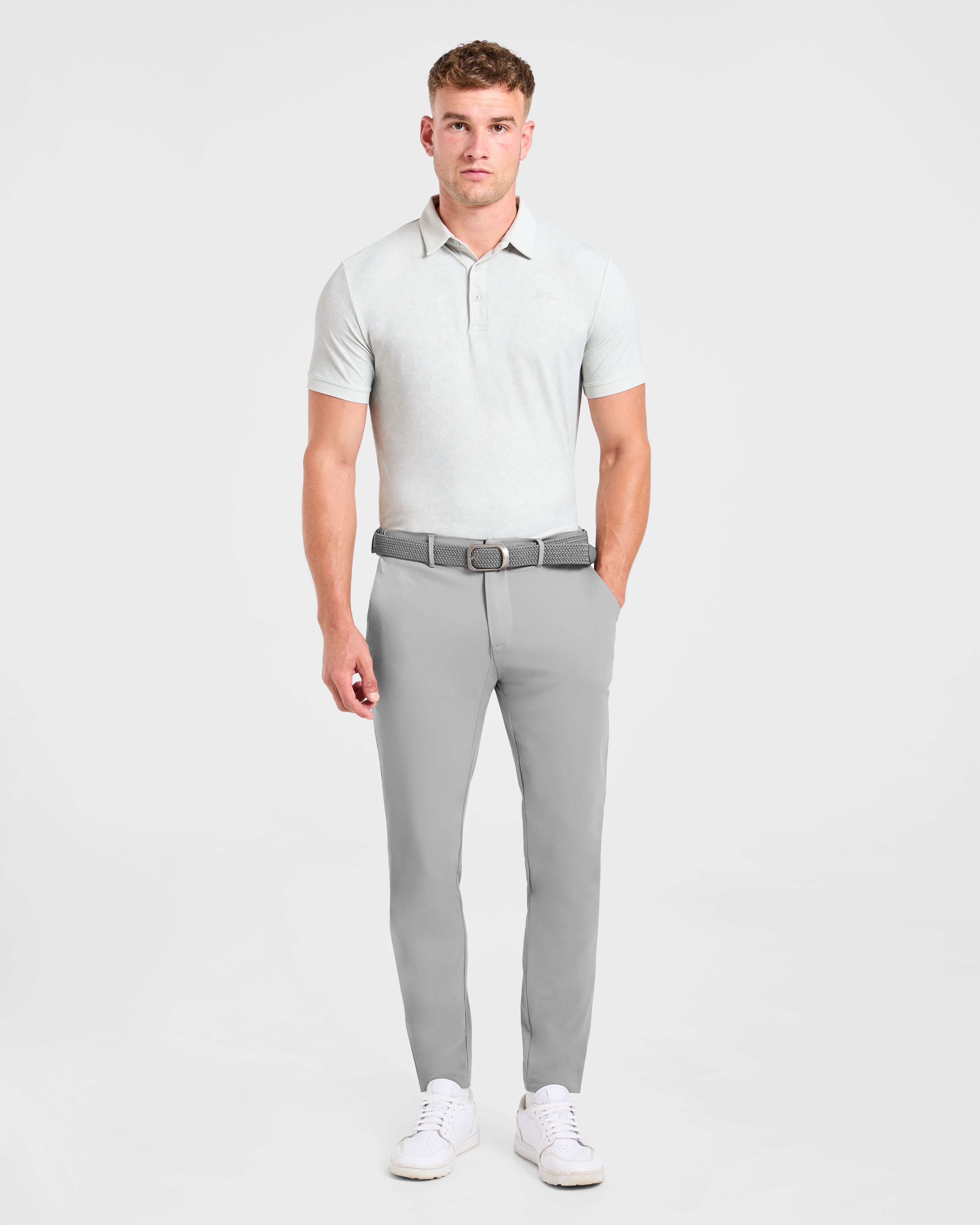 Precision Static Polo - Ice Grey