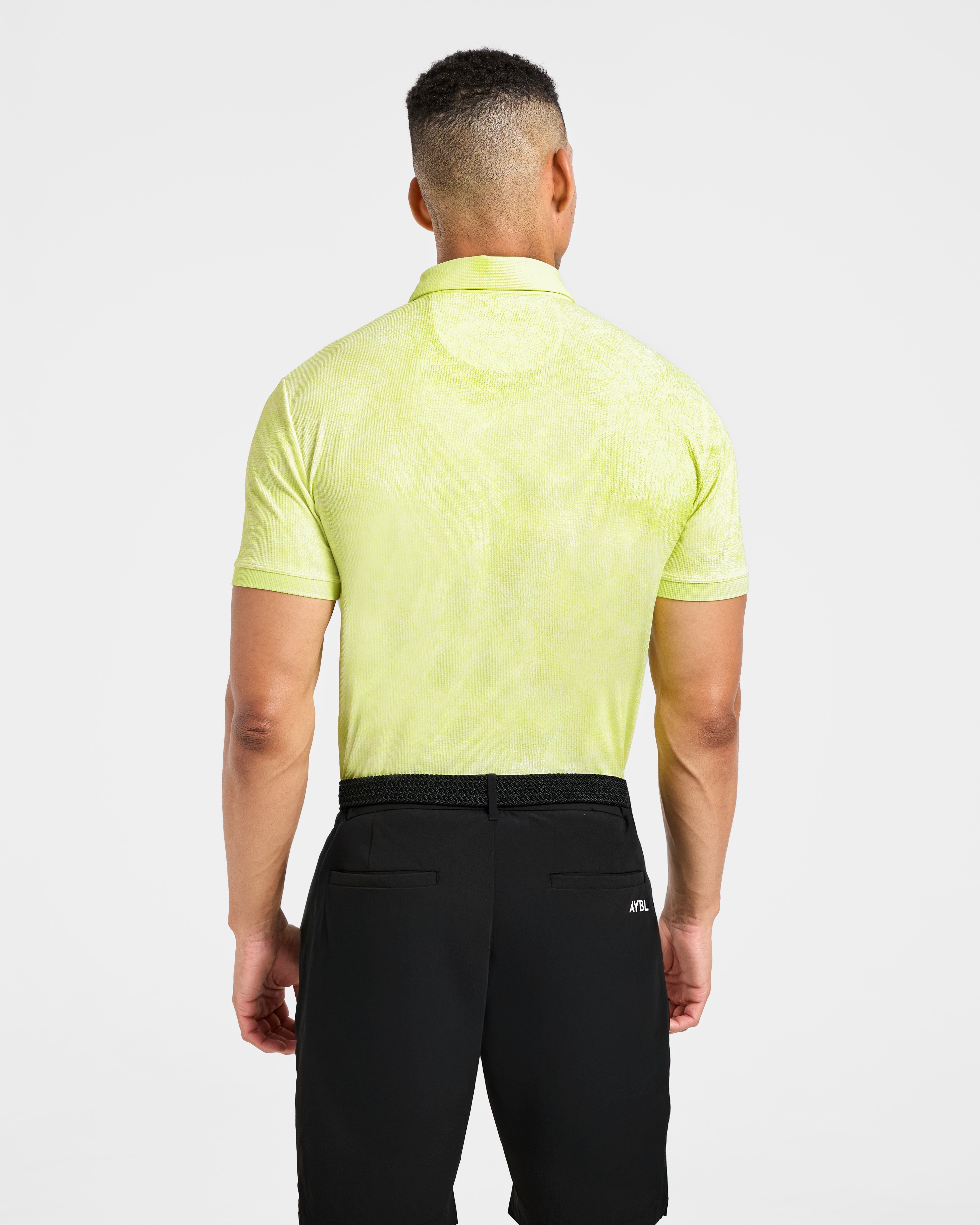 Precision Static Polo - Lime