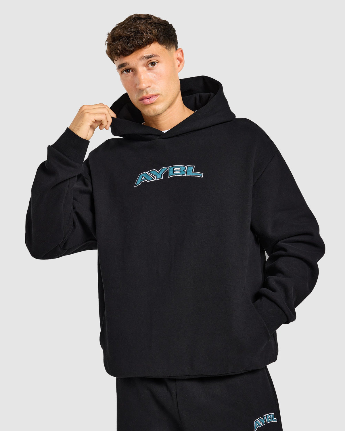 AYBL Society Oversized Hoodie - Black