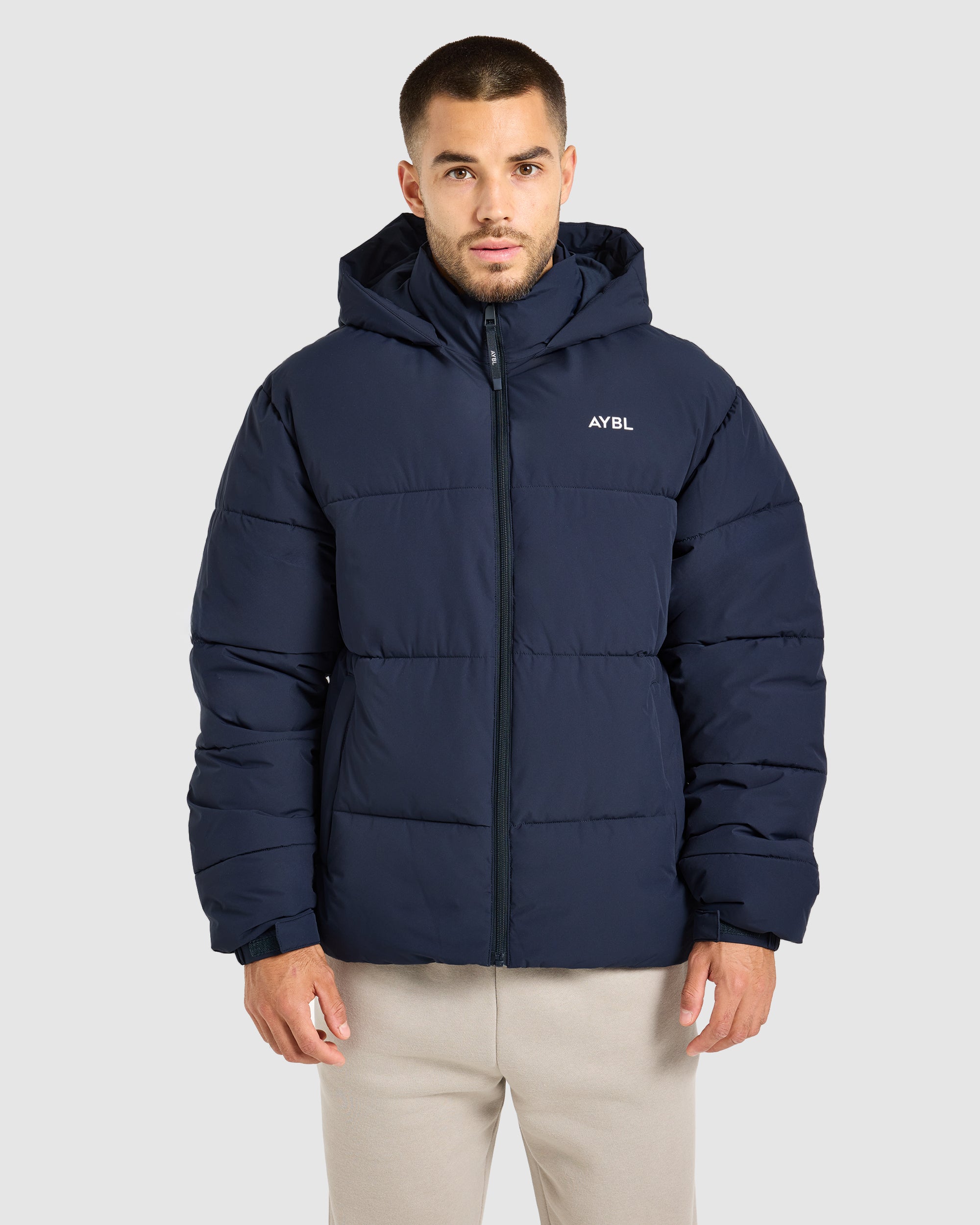 Classic Puffer Coat - Navy