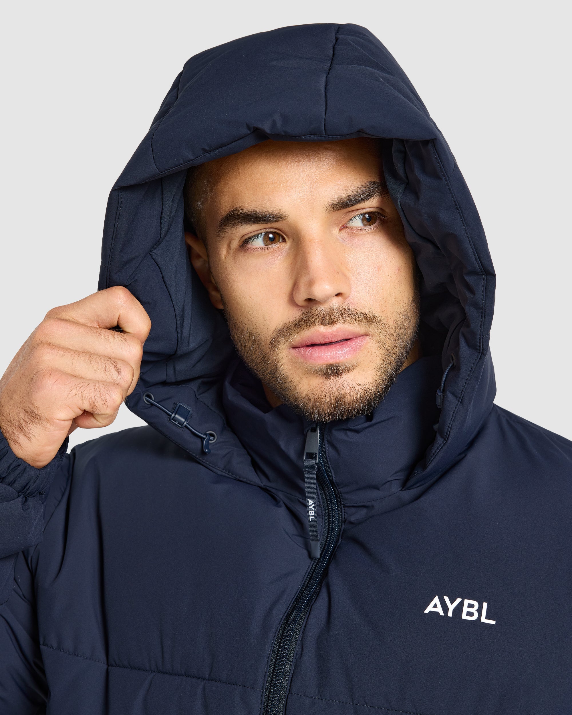 Classic Puffer Coat - Navy