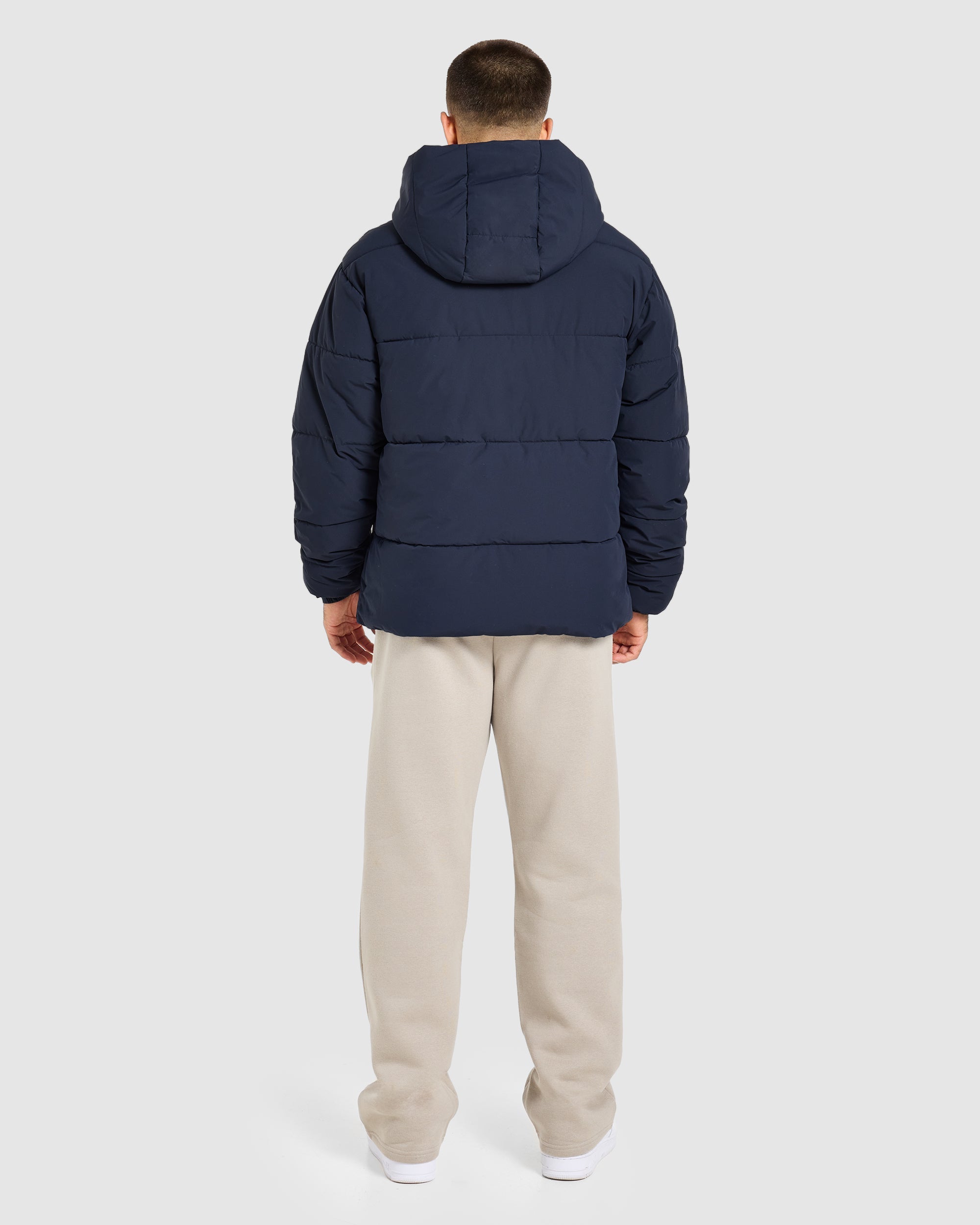 Classic Puffer Coat - Navy