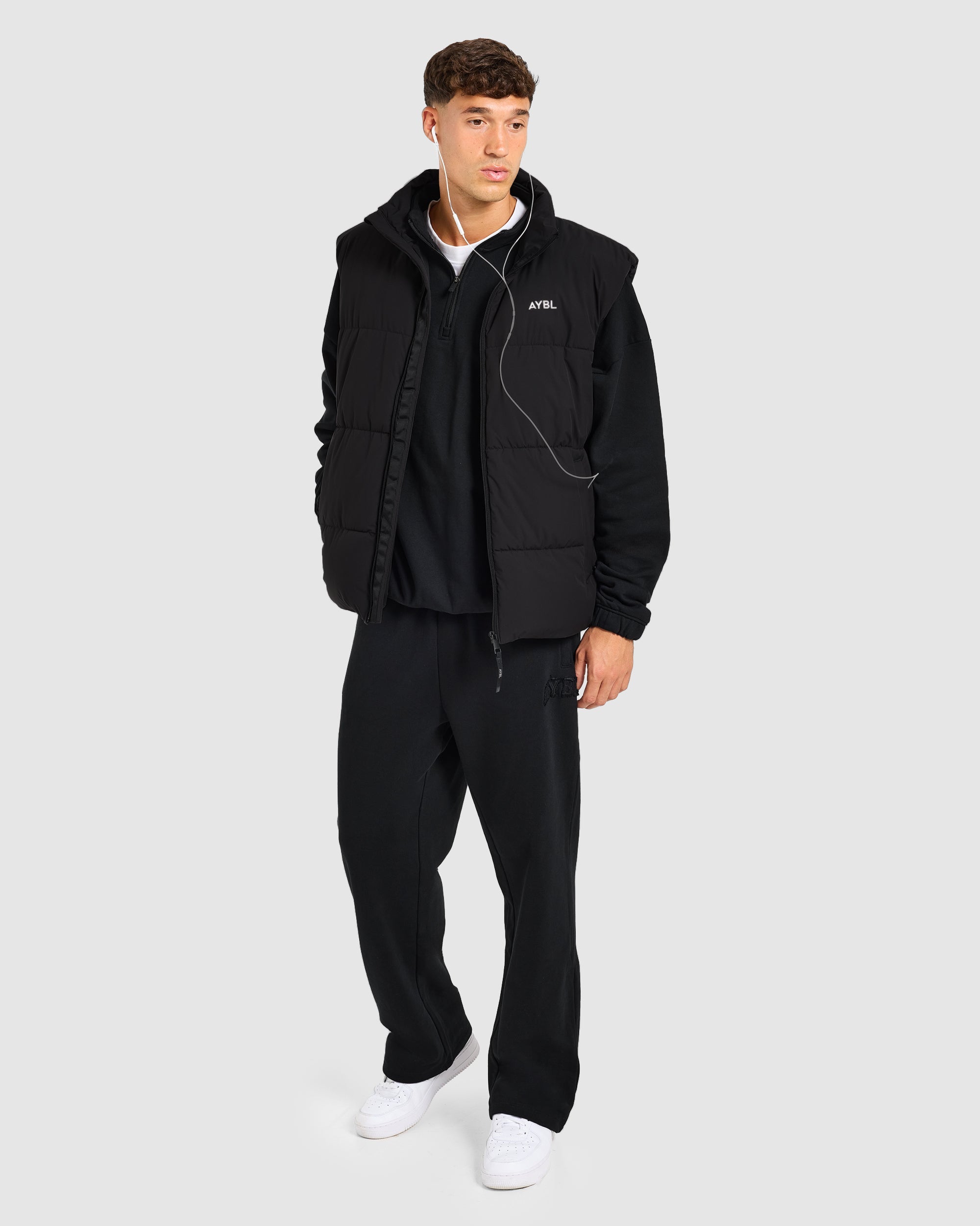 Classic Puffer Gilet - Black
