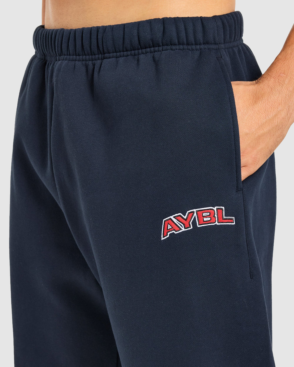 AYBL Society Oversized Straight Leg Joggers - Navy