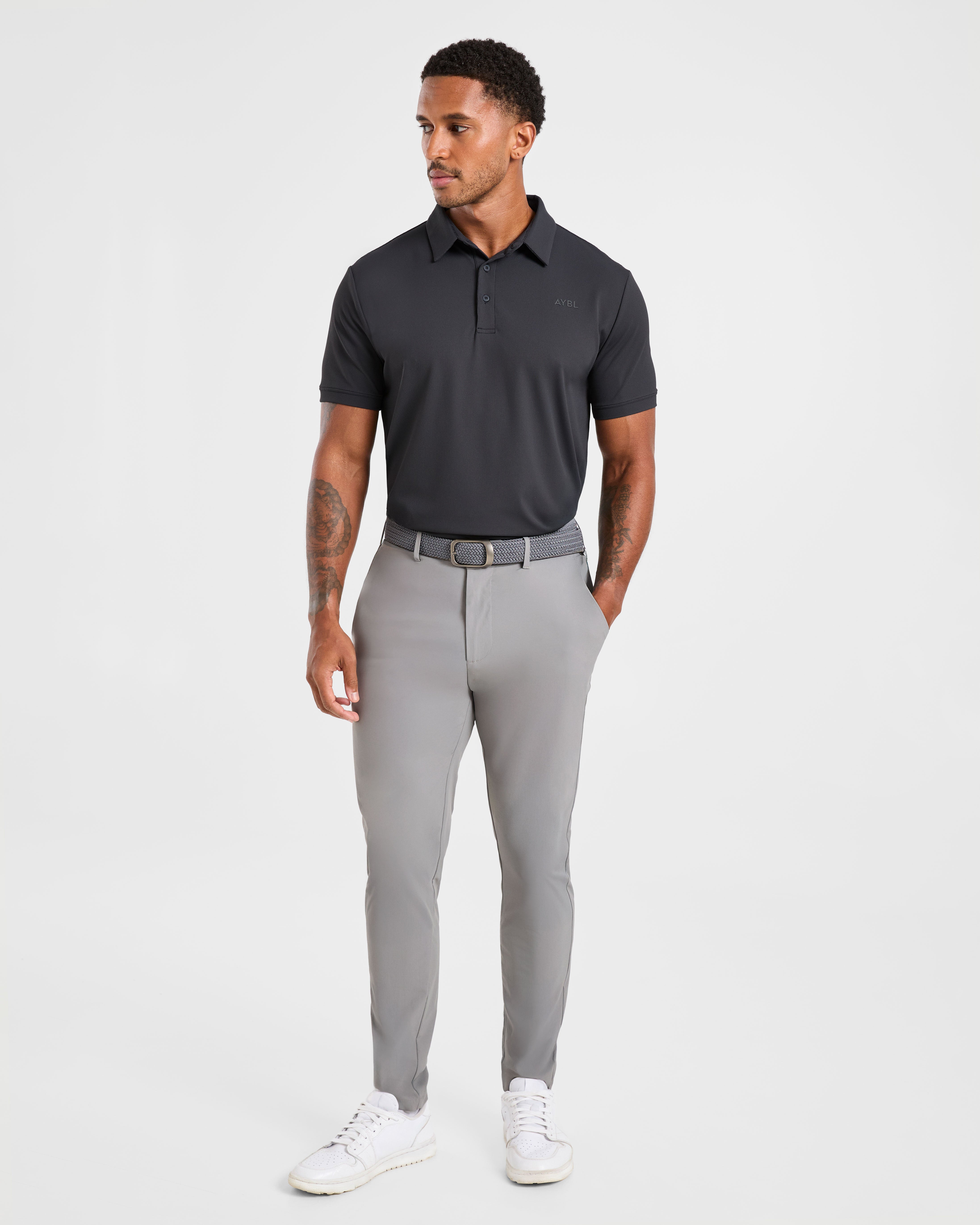 Precision Polo - Charcoal