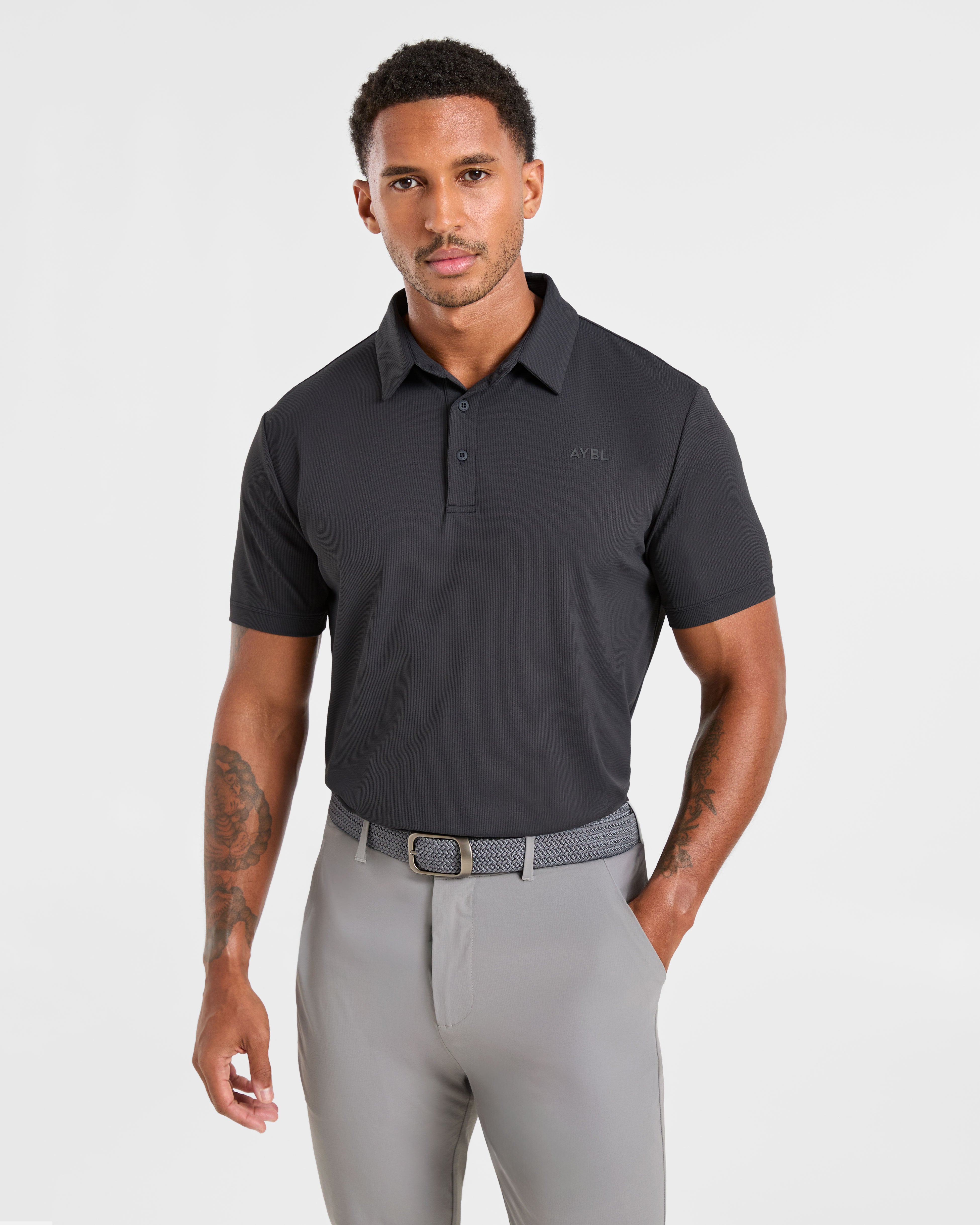 Precision Polo - Charcoal