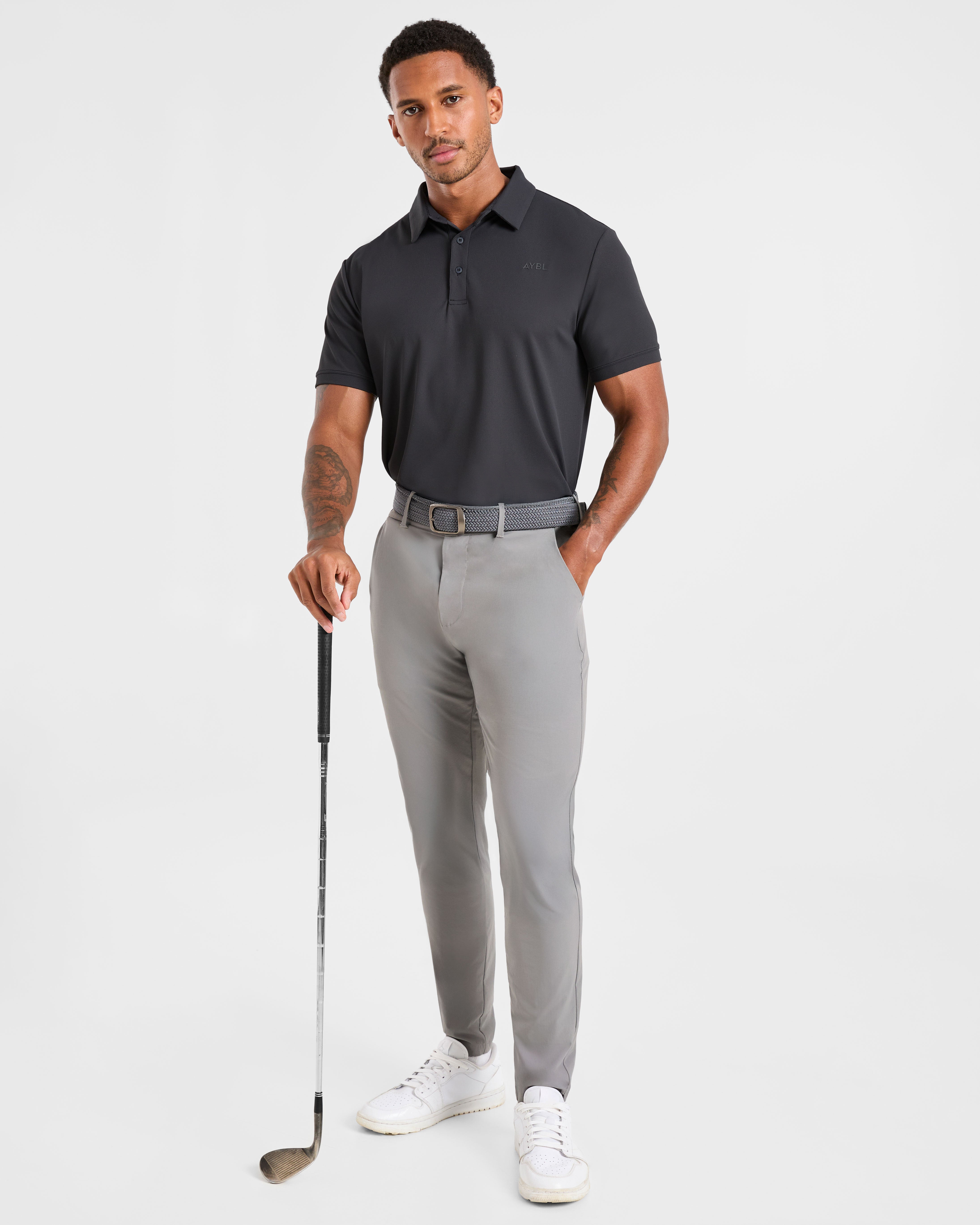 Precision Polo - Charcoal