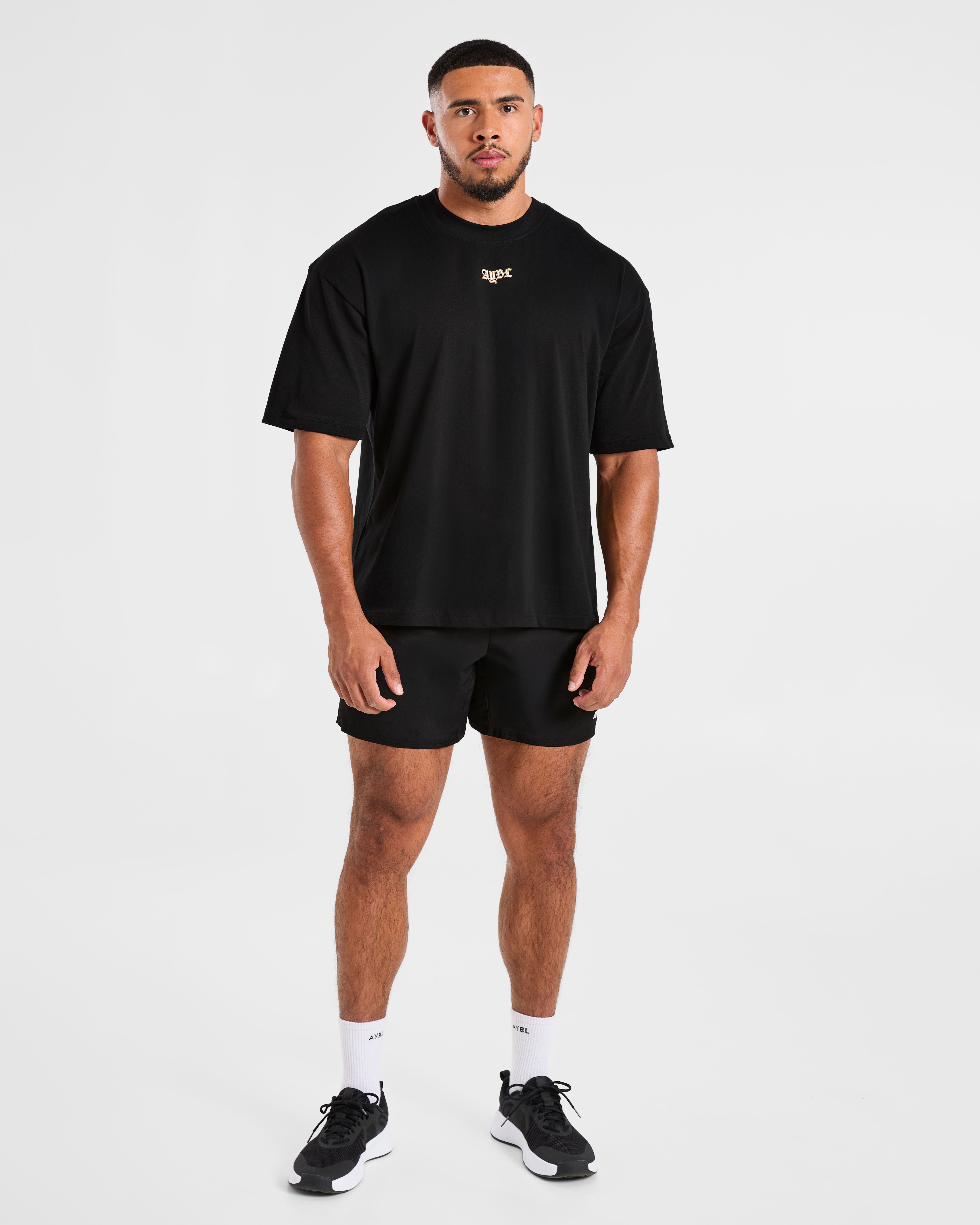 Wesley Vissers x Golden Mentality Oversized T Shirt - Black