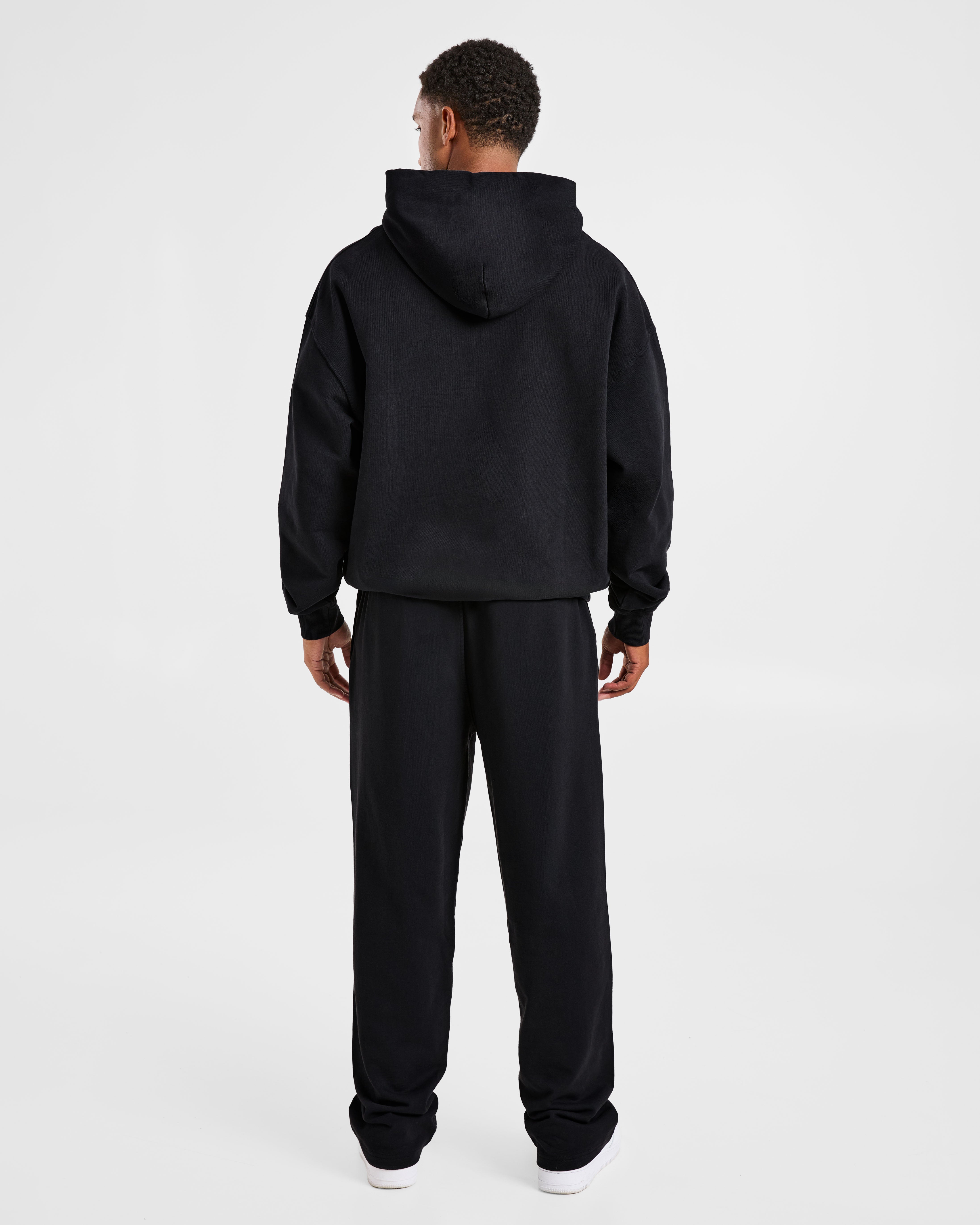 Elite Straight Leg Joggers - Black/Charocal