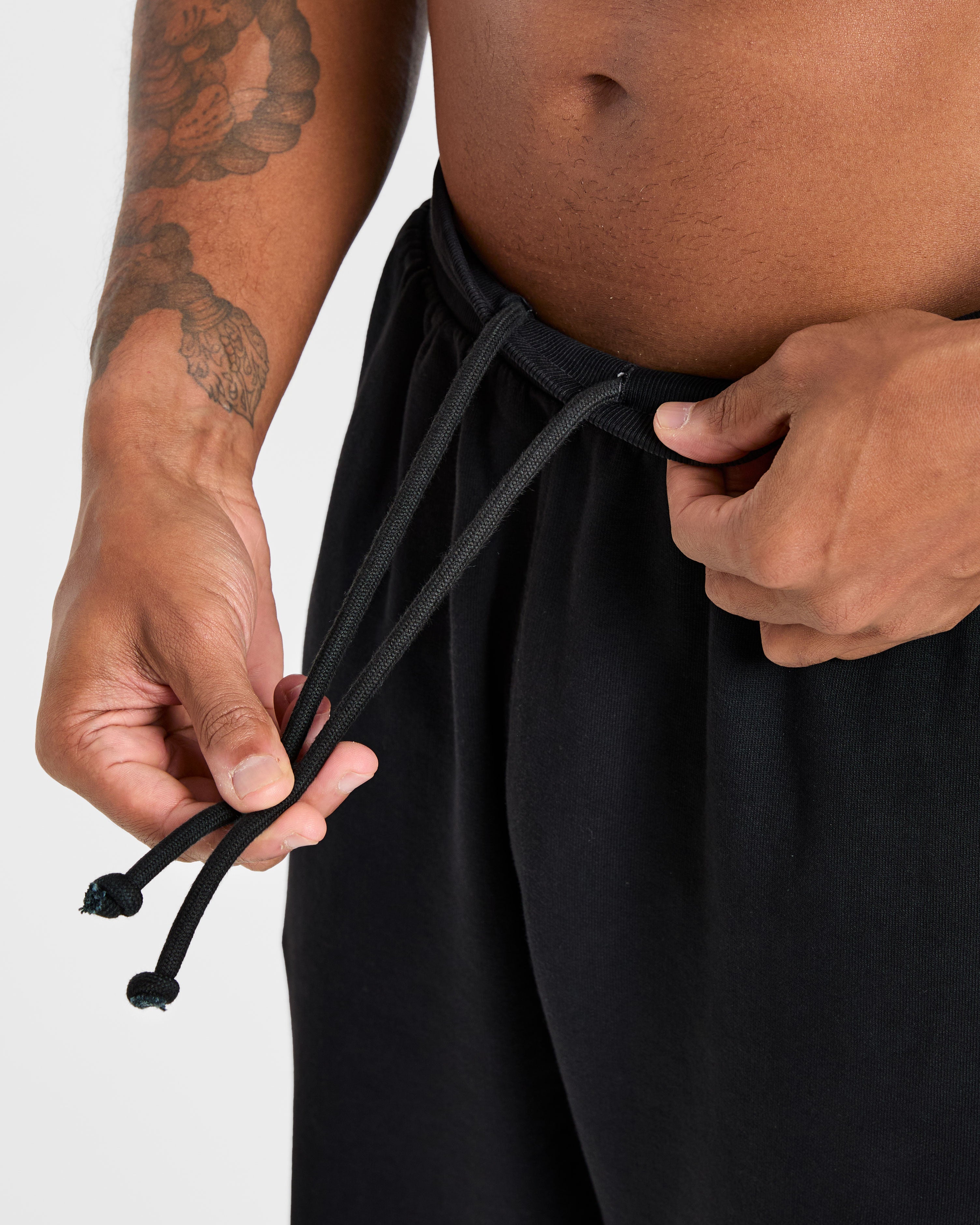 Elite Straight Leg Joggers - Black/Charocal