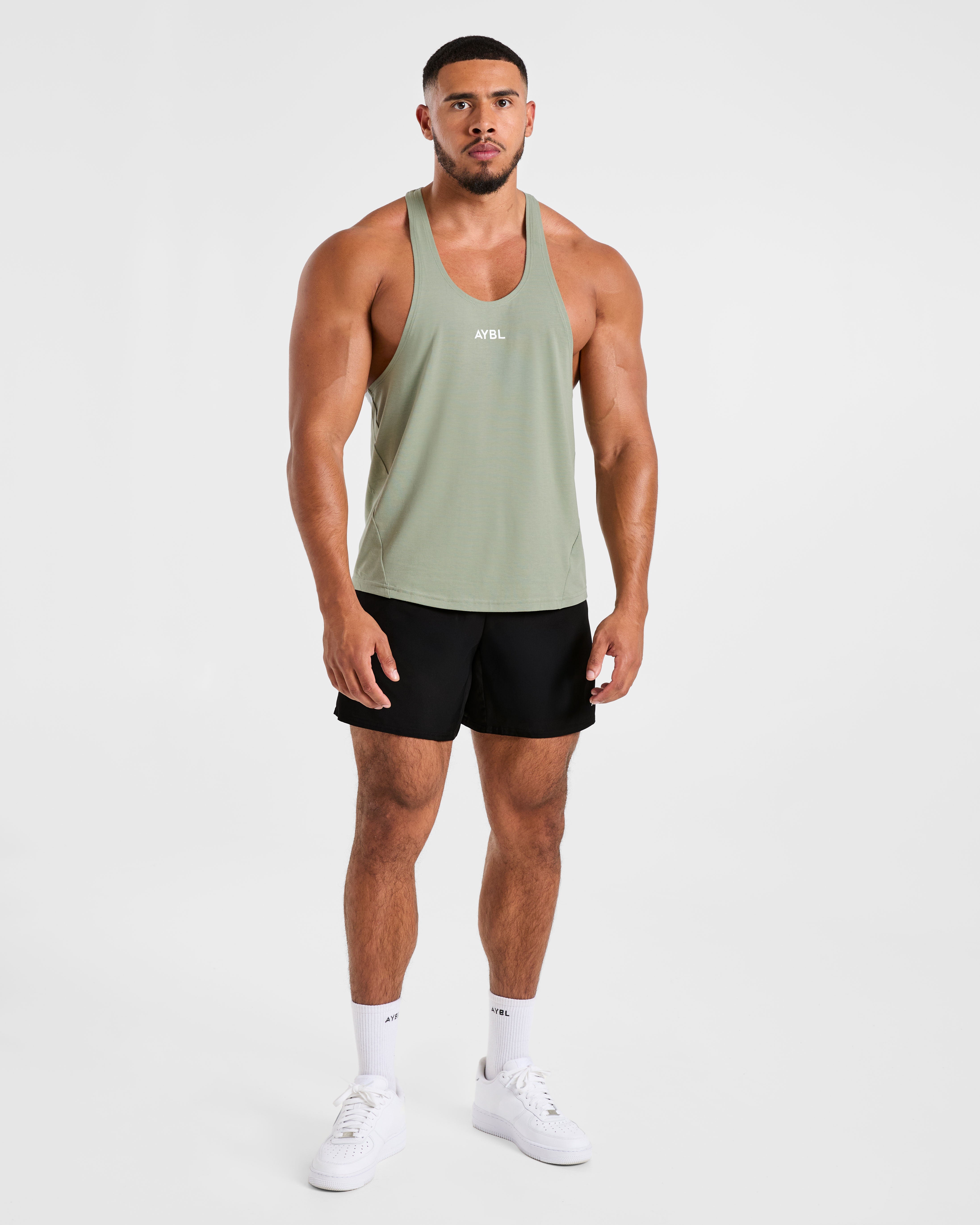 Essential Stringer - Muted Green