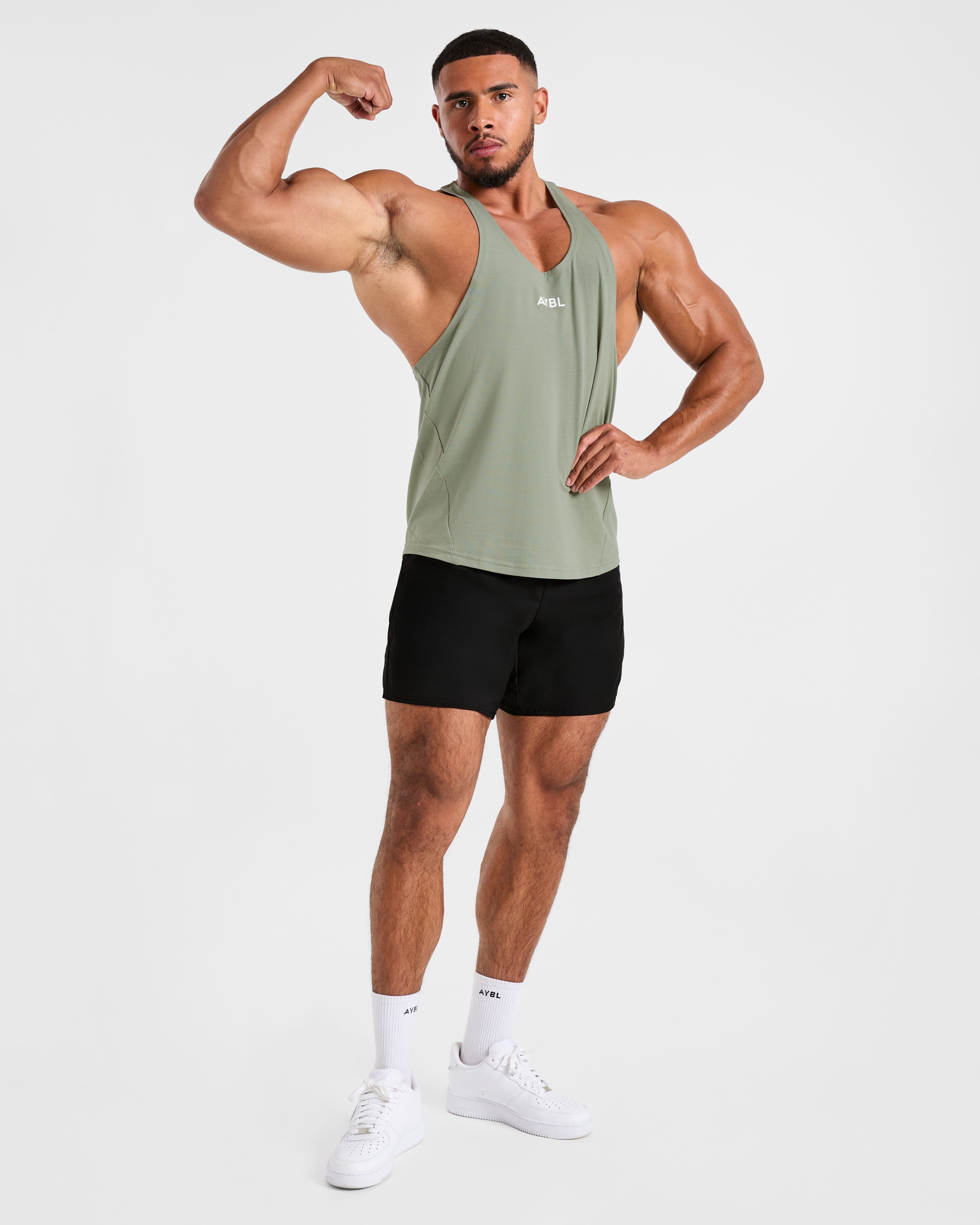 Essential Stringer - Muted Green