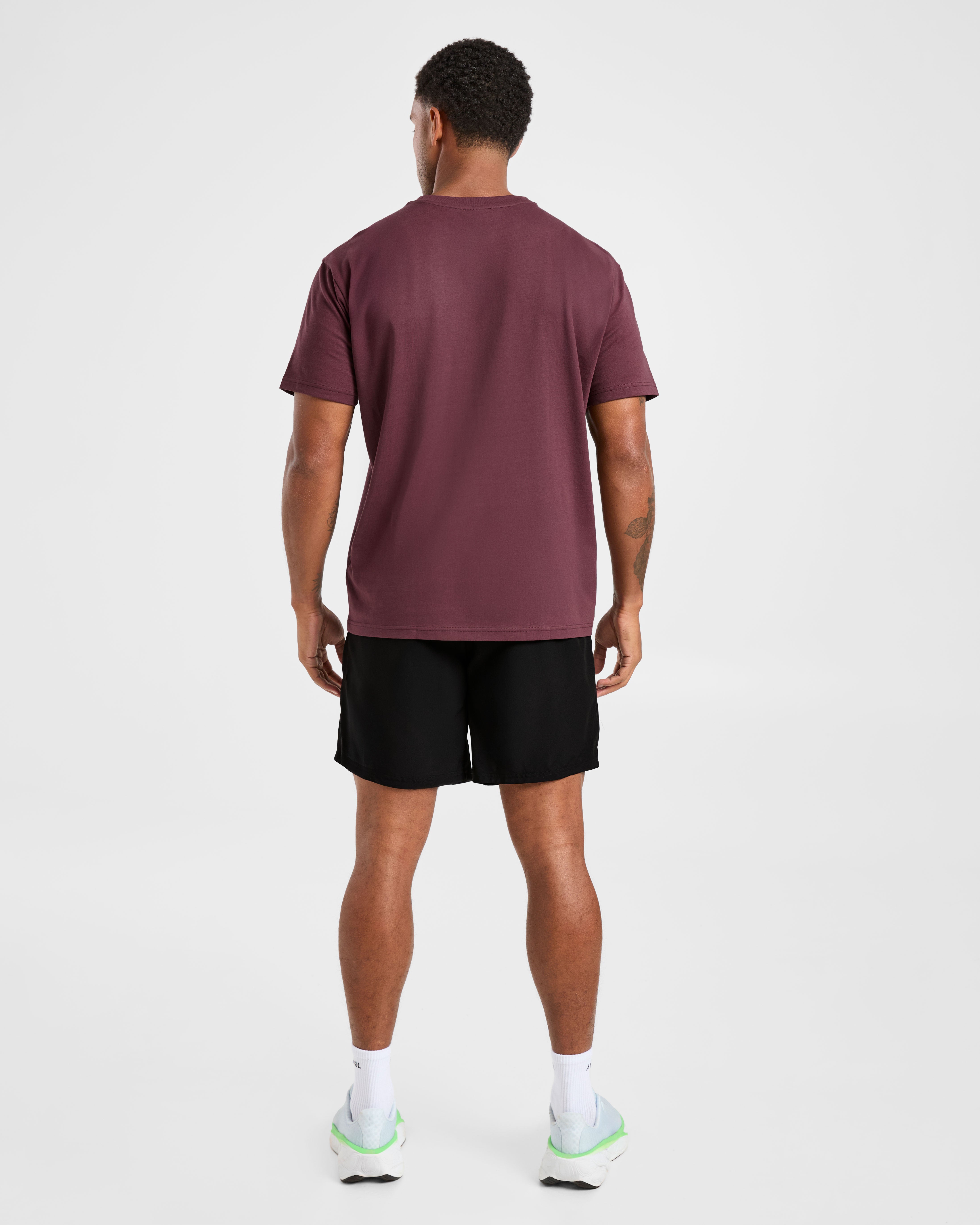 Essential T Shirt - Dark Plum