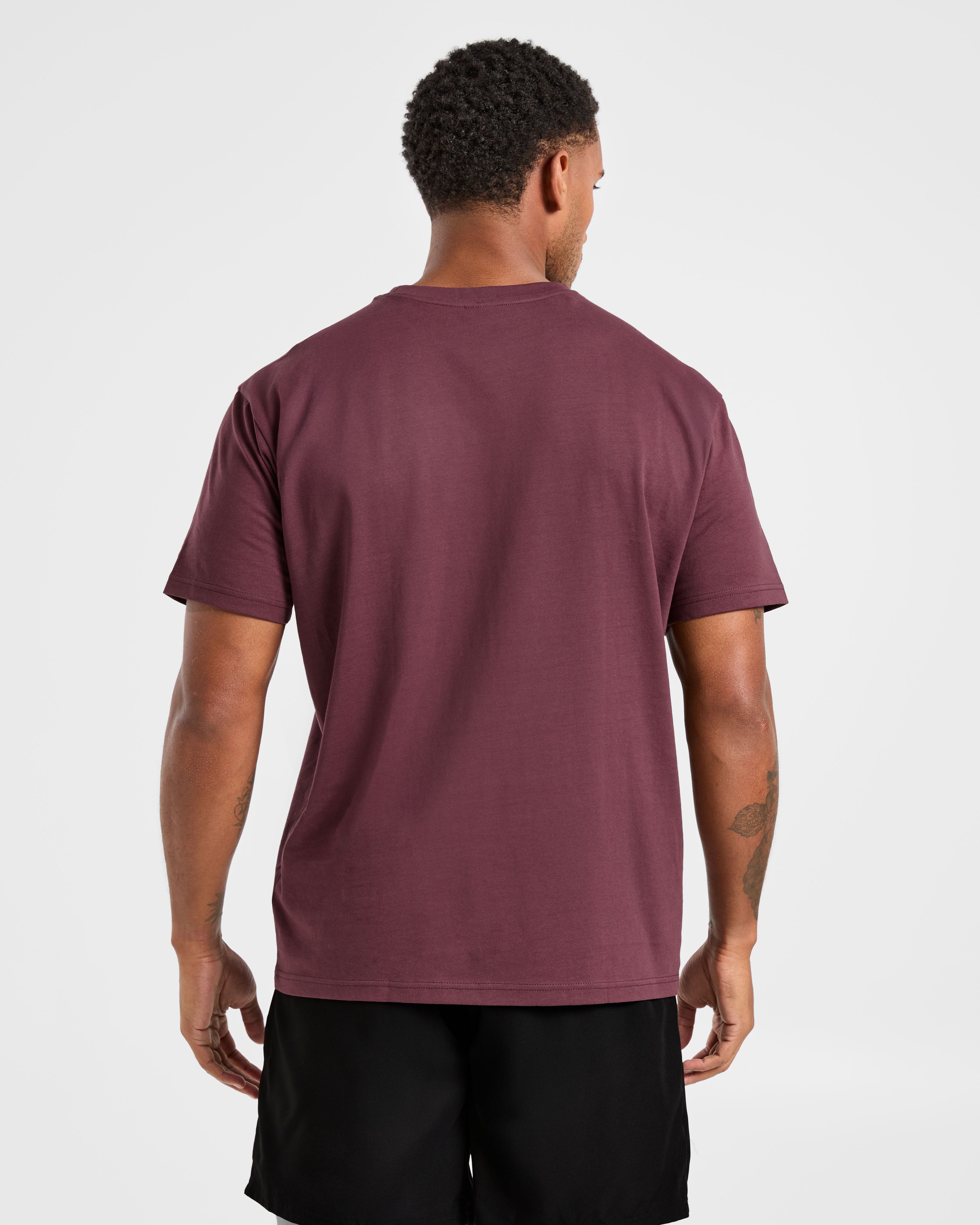 Essential T Shirt - Dark Plum