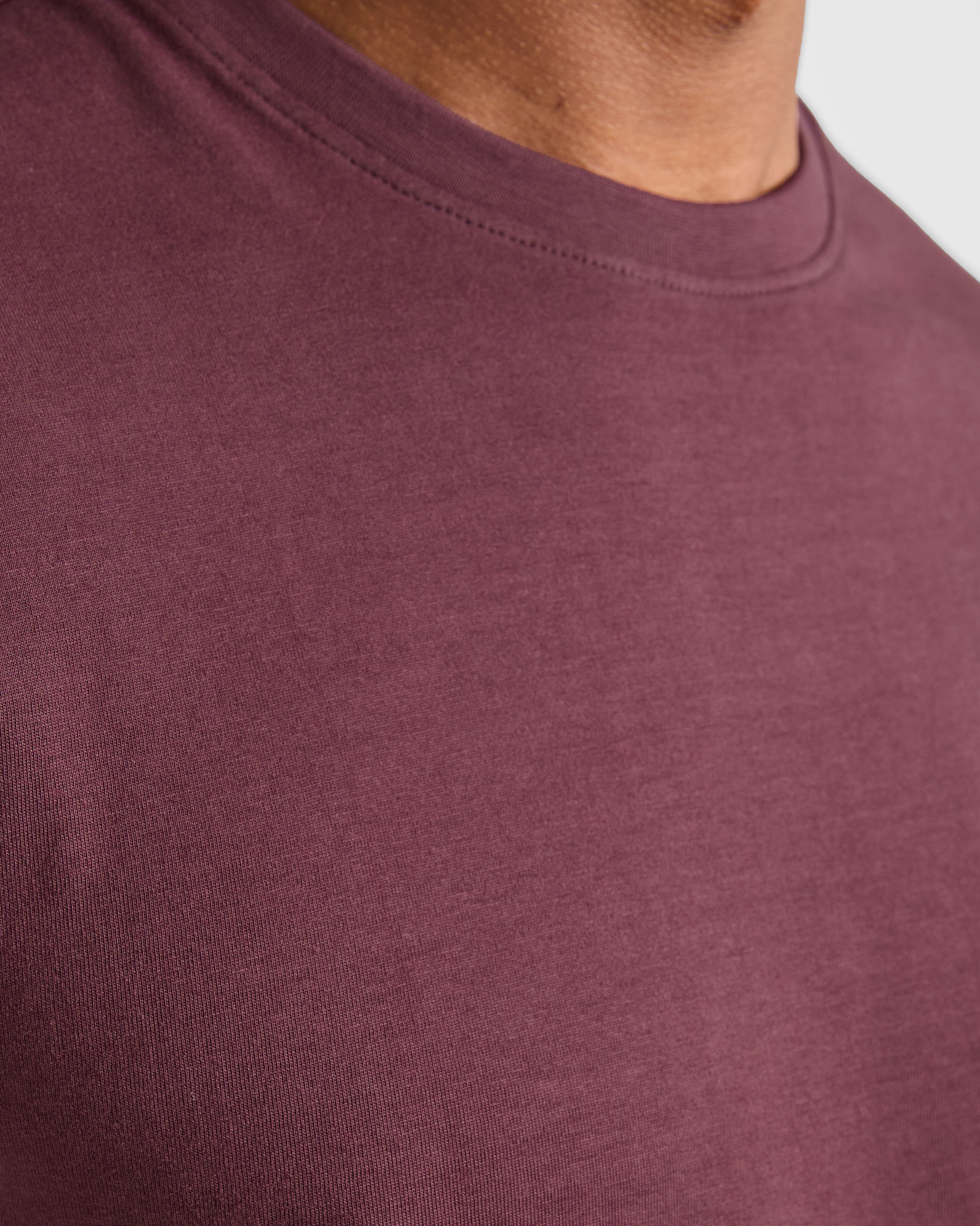 Essential T Shirt - Dark Plum