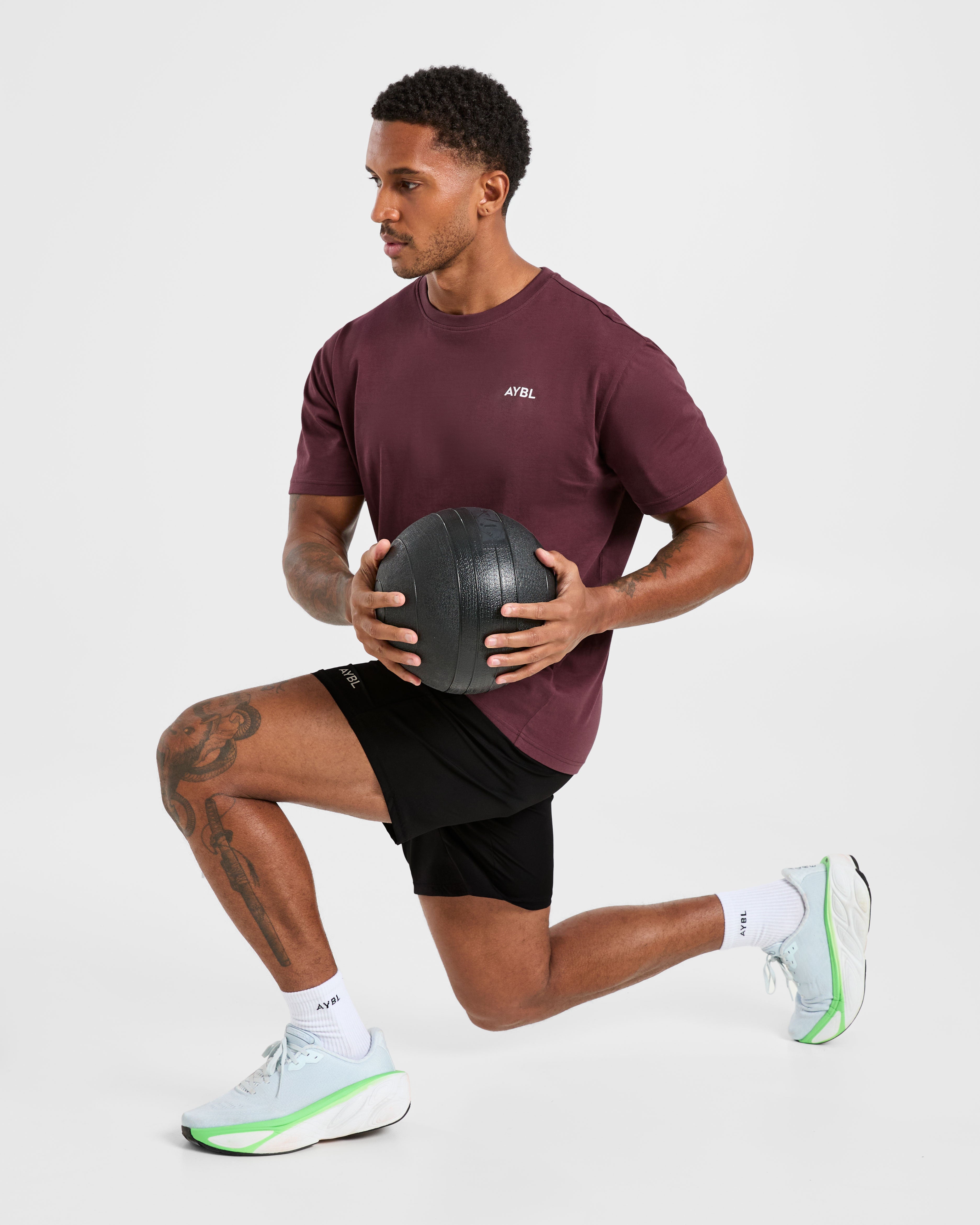 Essential T Shirt - Dark Plum