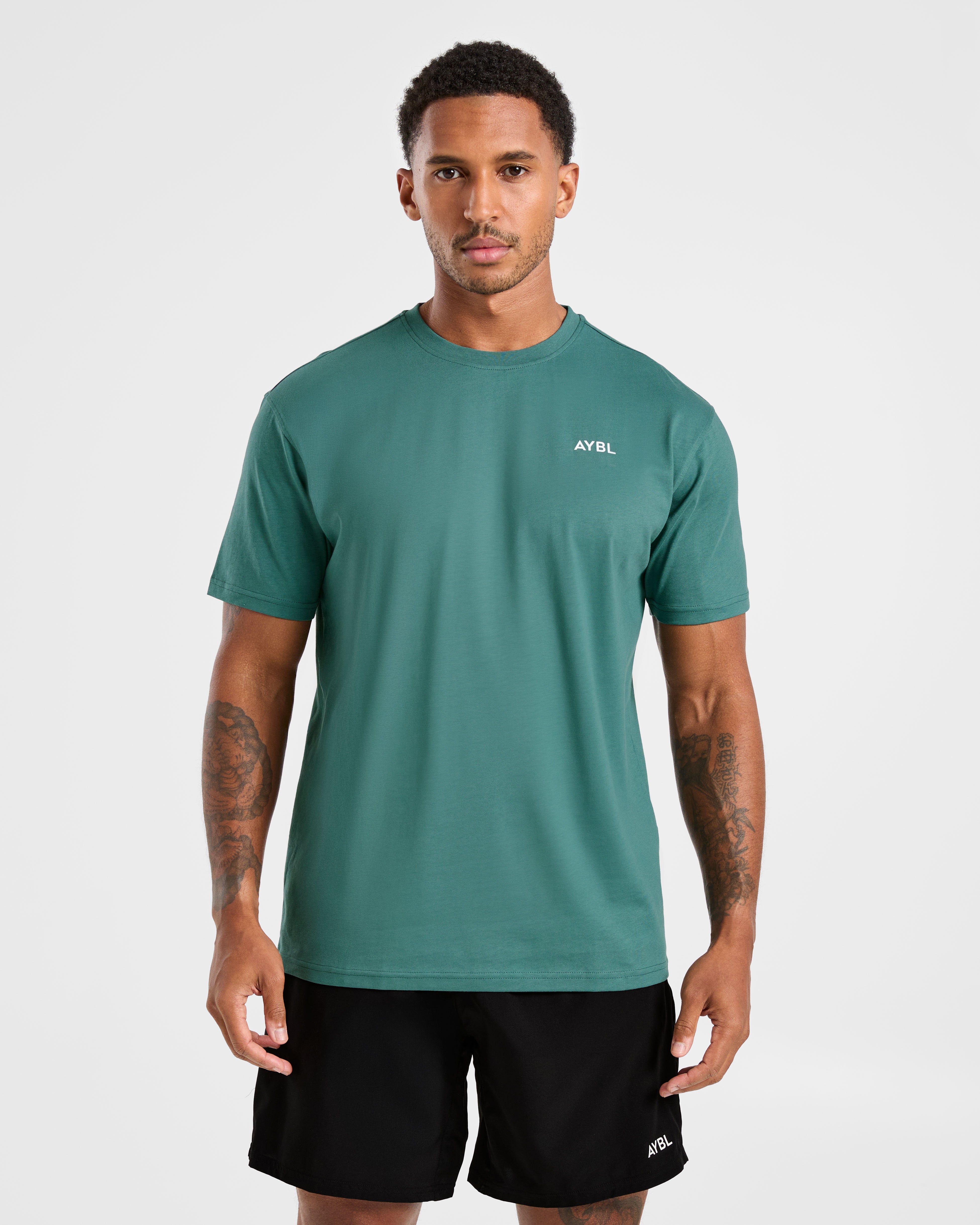 Essential T Shirt - Vintage Teal