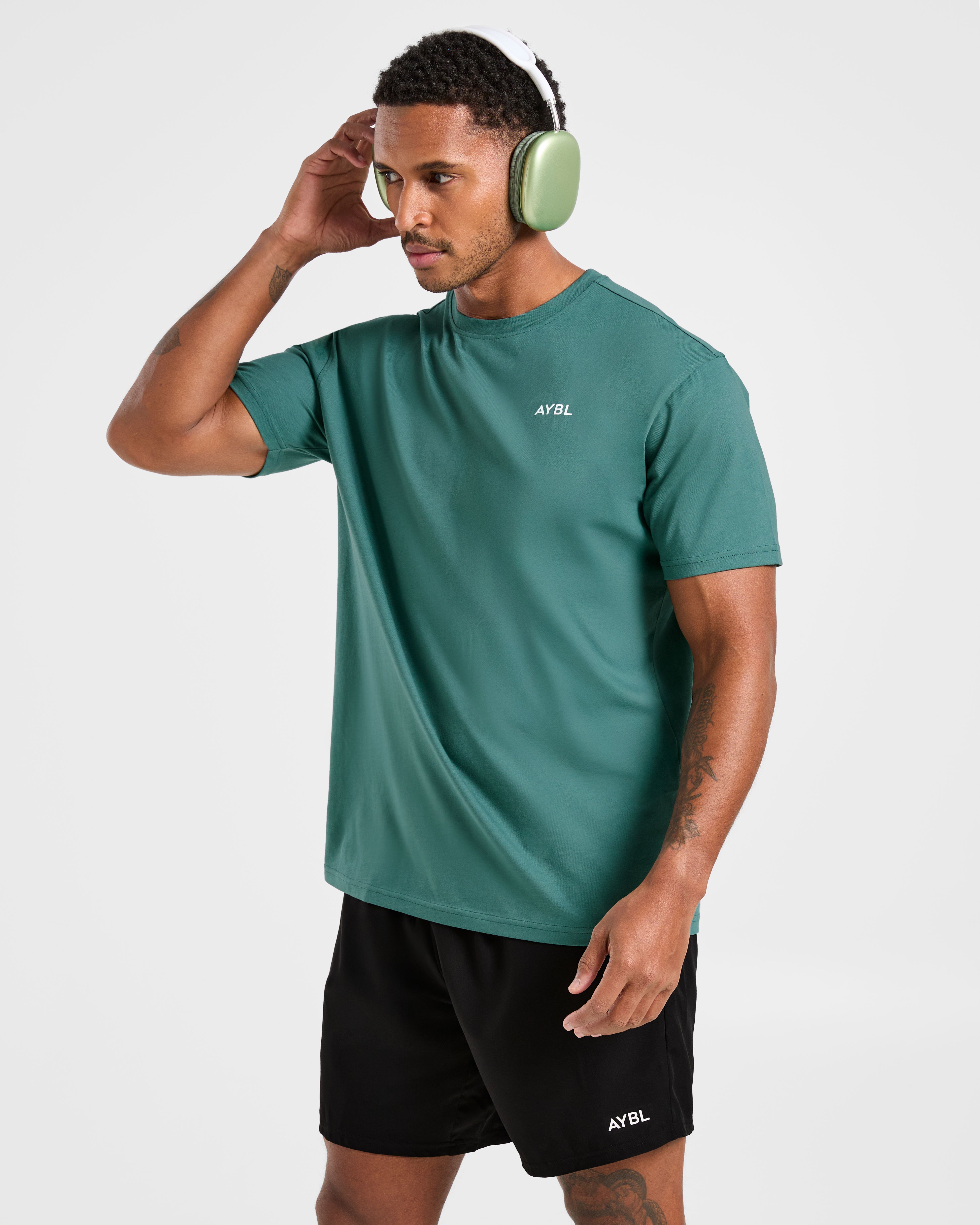 Essential T Shirt - Vintage Teal