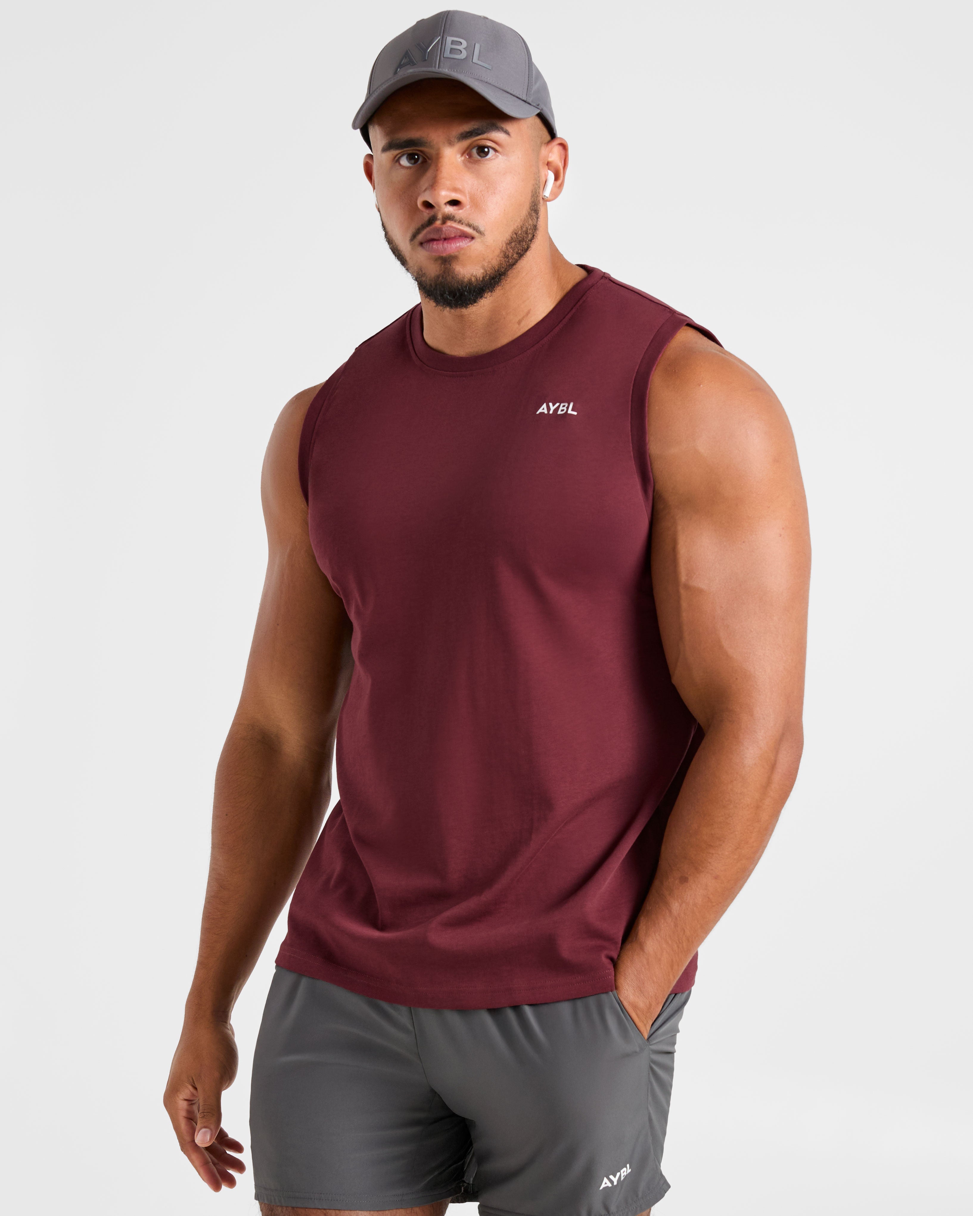 Essential Tank - Port Red