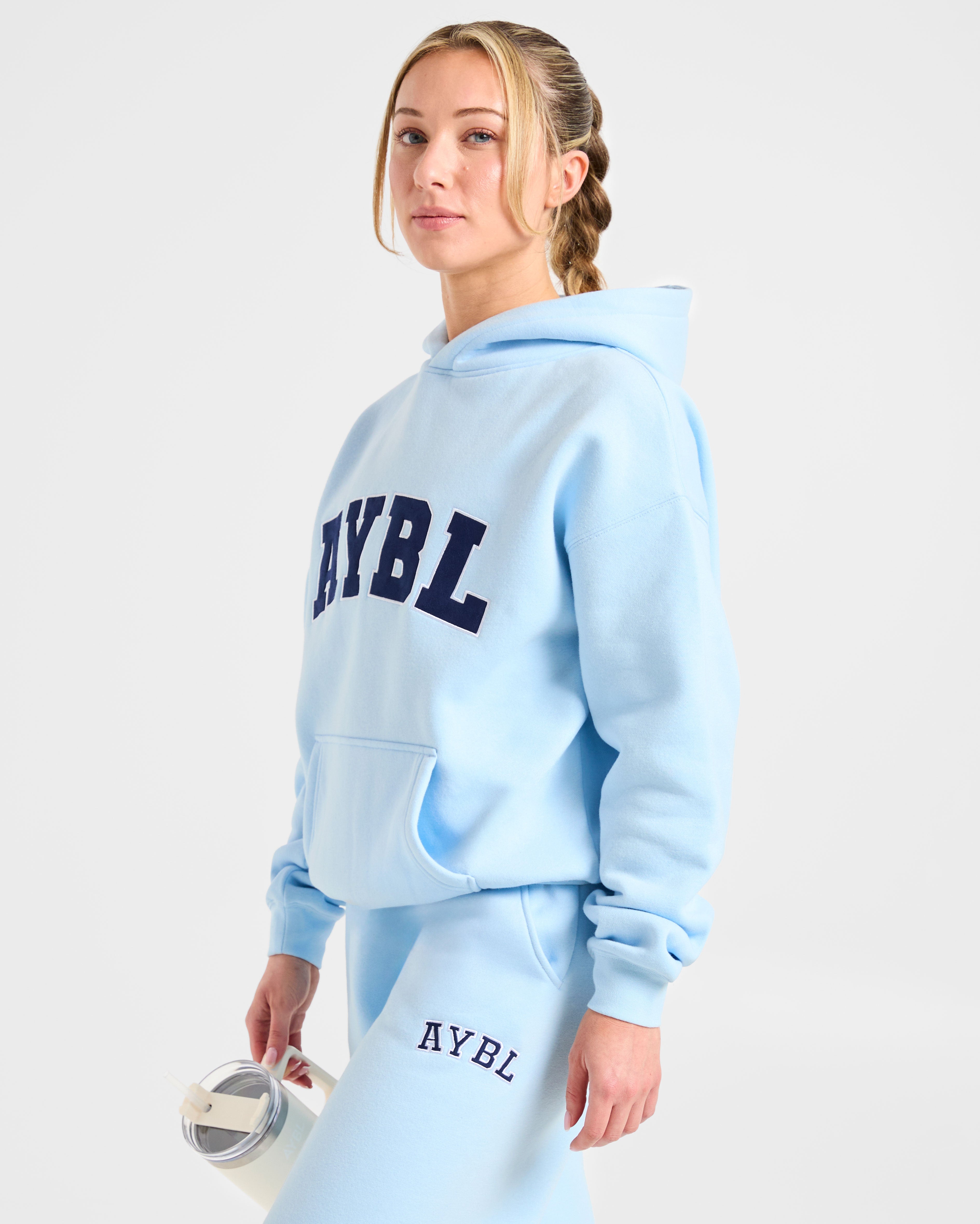 Varsity 2.0 Oversized Hoodie - Blue/Navy