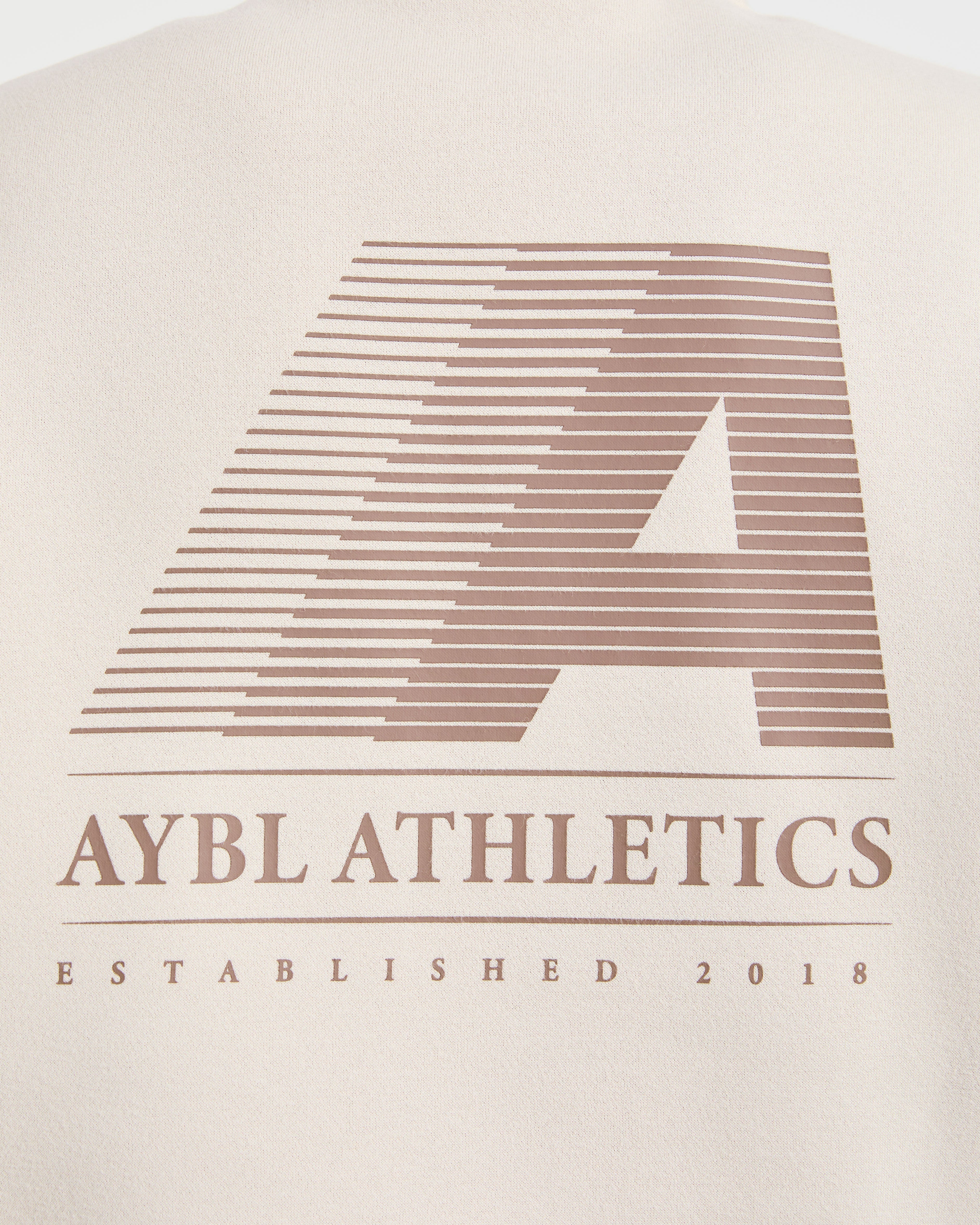 Retro Athletics Oversized 1/4 Zip Pullover - Sand