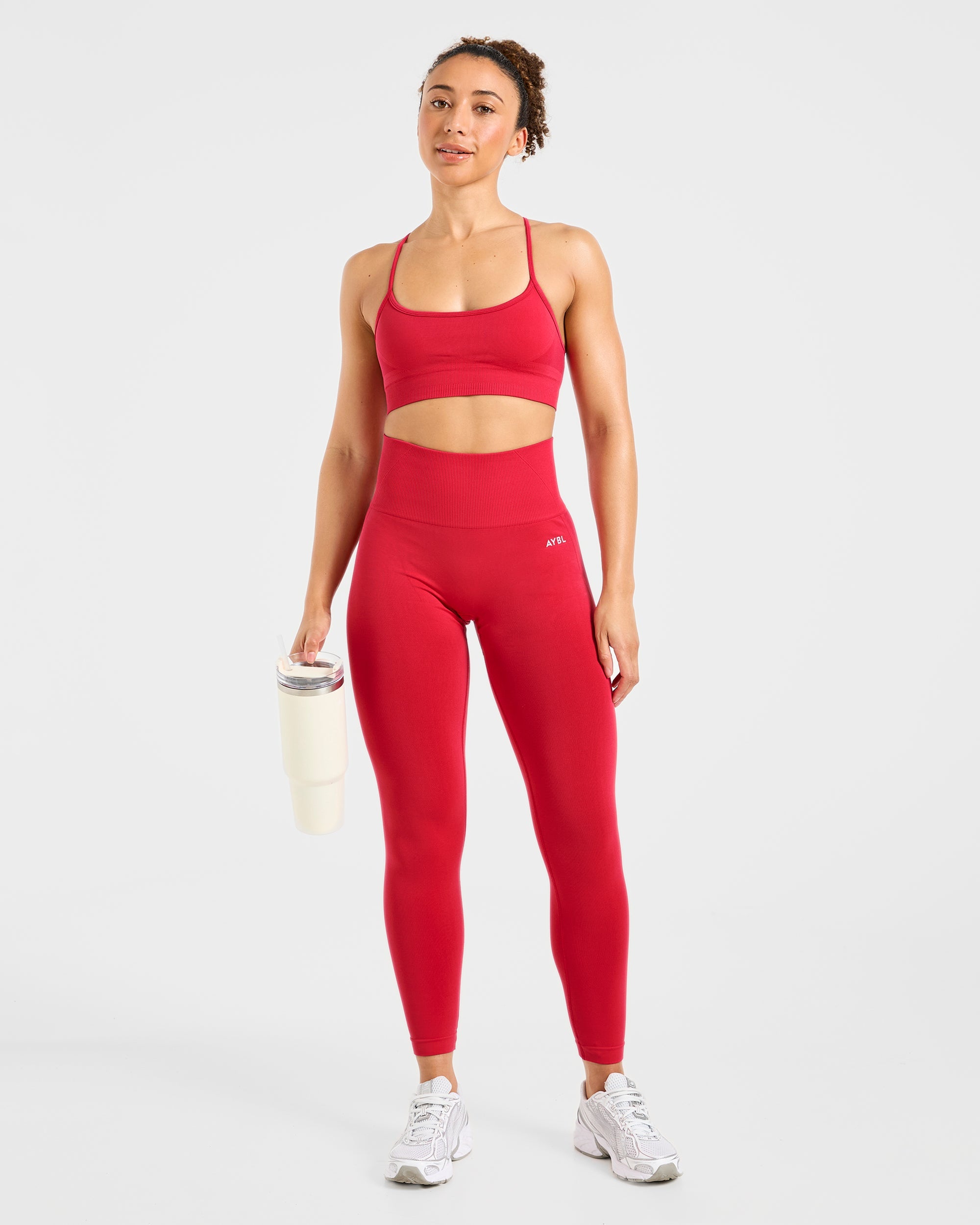 Empower Seamless Sports Bra - Red