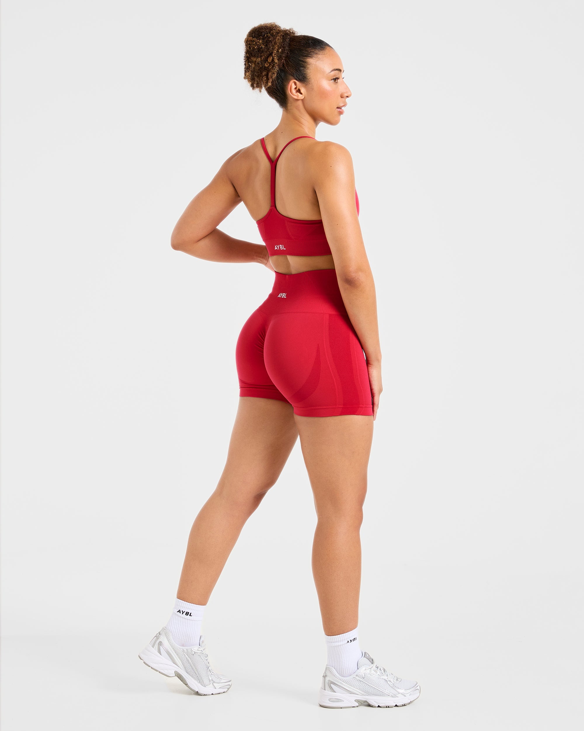 Empower Seamless Shorts - Red