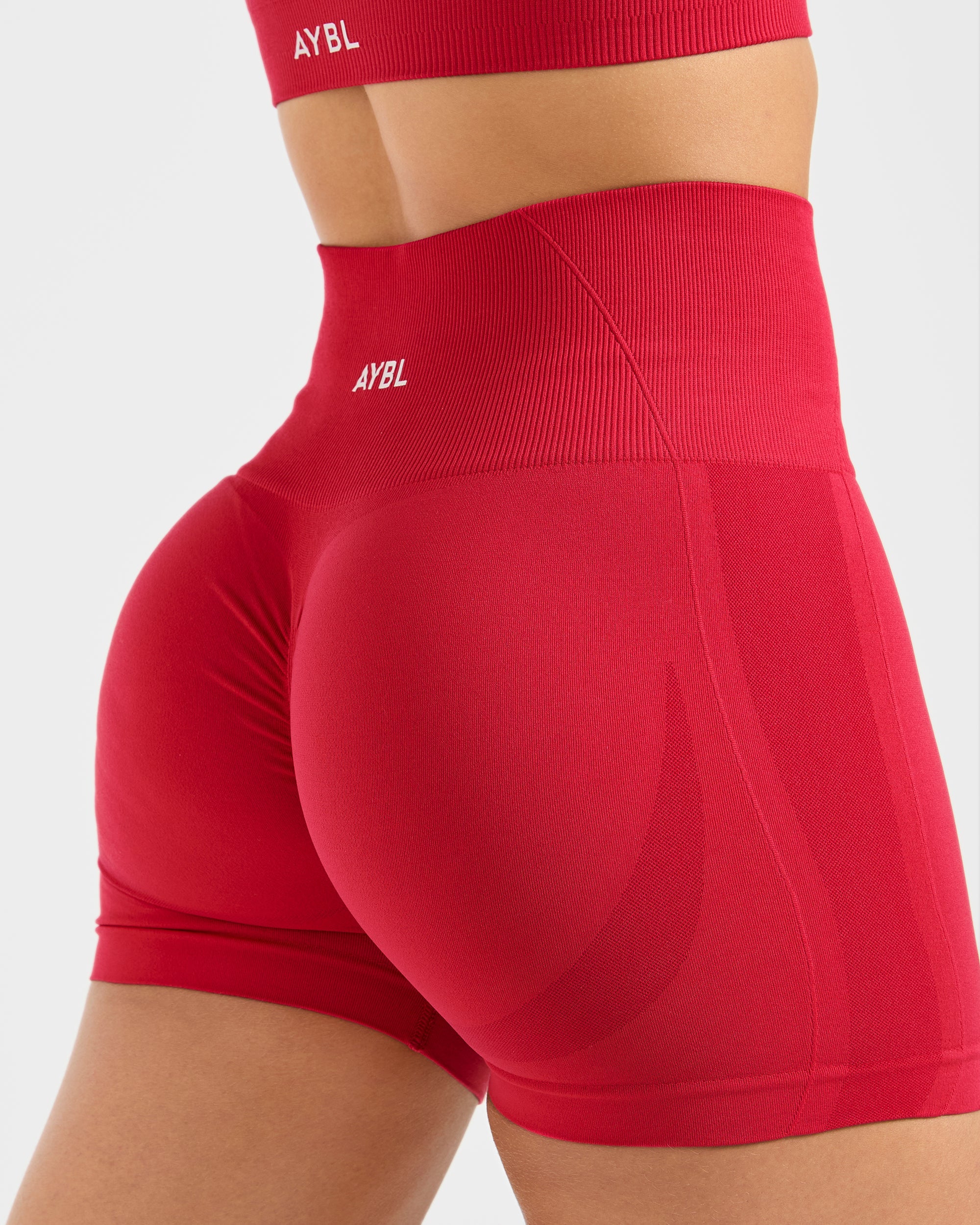 Empower Seamless Shorts - Red