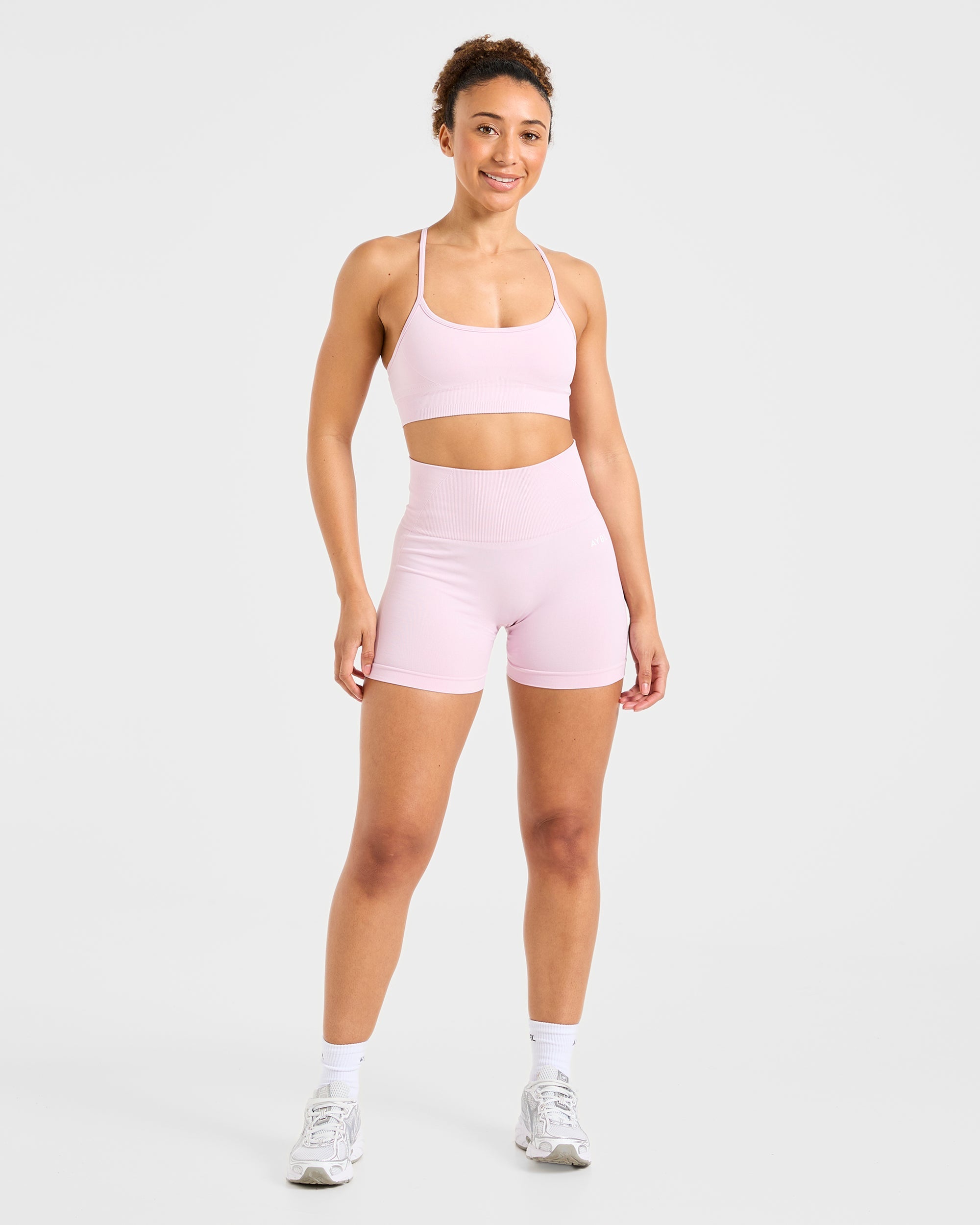 Empower Seamless Shorts - Iced Pink